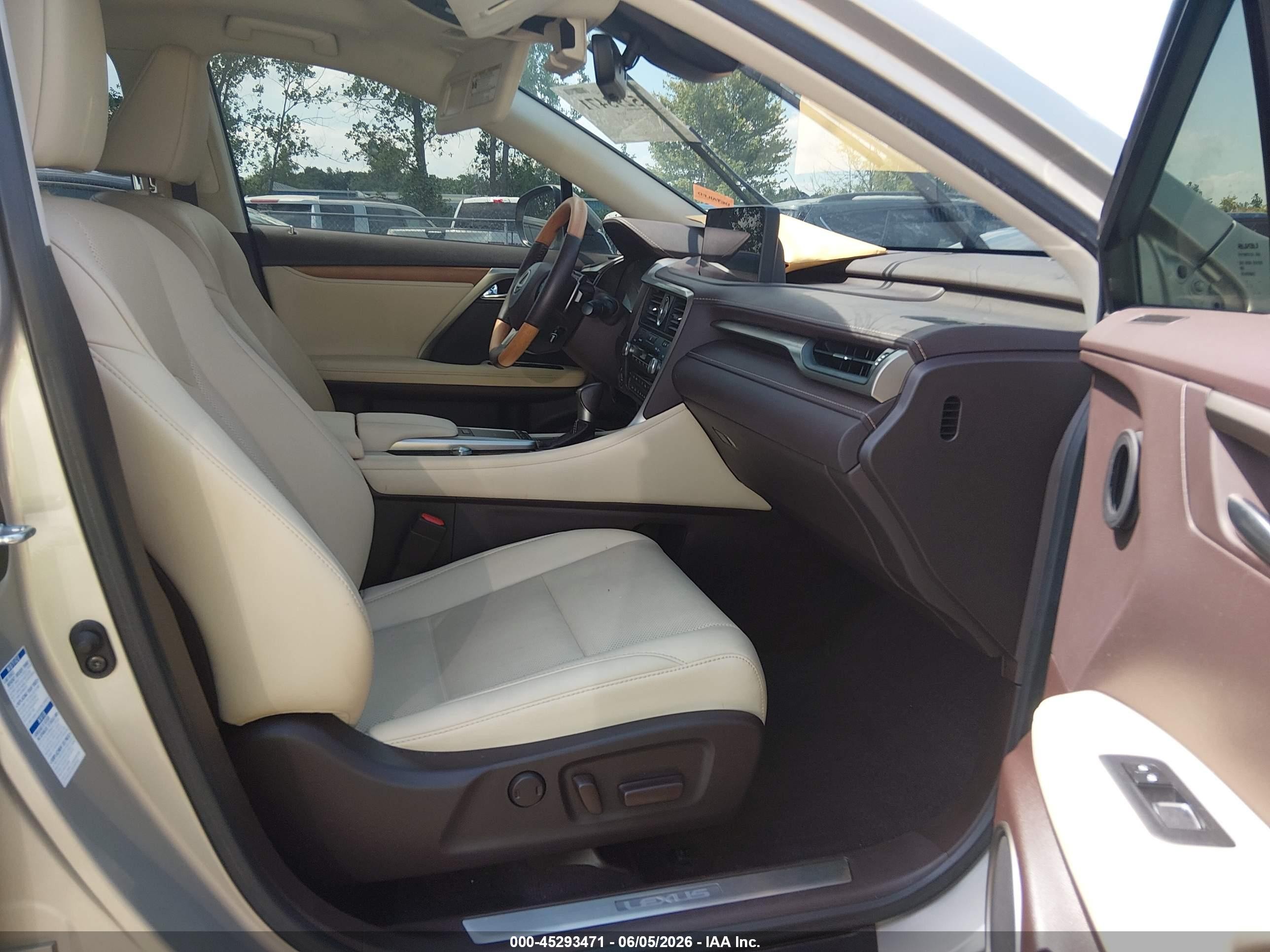 2020 Lexus RX VIN 2T2HZMDA7LC233818 IAAI salvage auction — Hail, Salvage (Ohio), sold $16,100 on 2026-08-19 (photo 5)