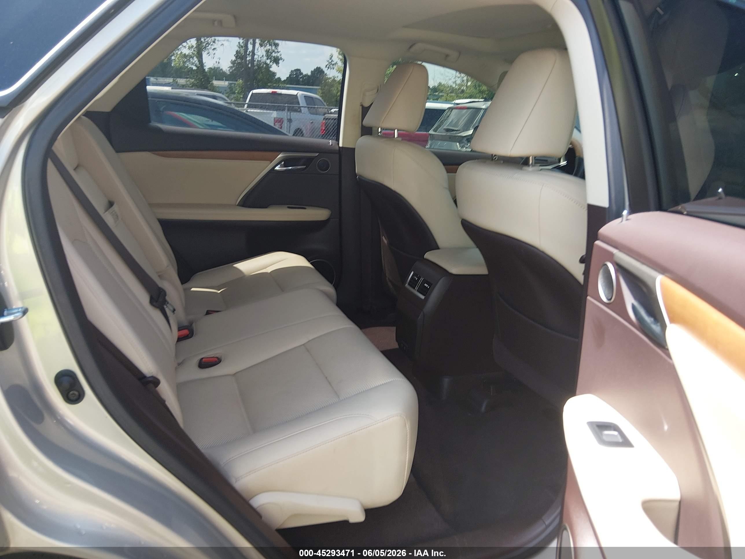 2020 Lexus RX VIN 2T2HZMDA7LC233818 IAAI salvage auction — Hail, Salvage (Ohio), sold $16,100 on 2026-08-19 (photo 8)