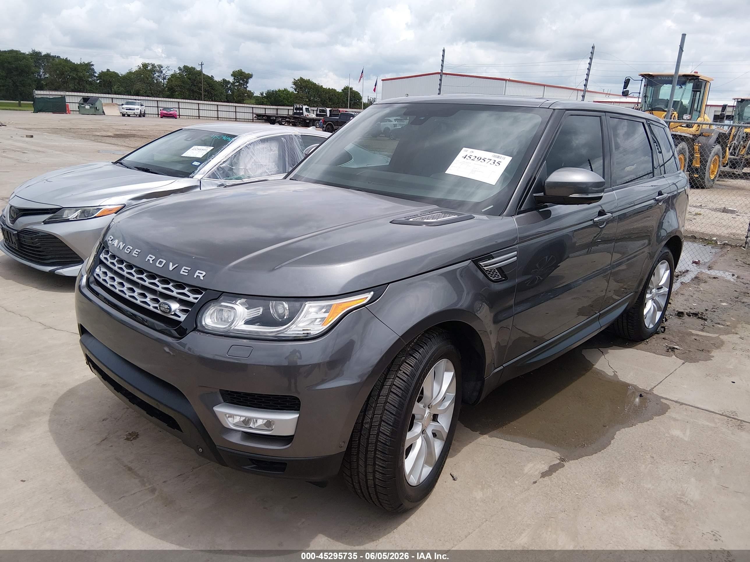 2014 Land Rover Range Rover Sport VIN SALWR2WF4EA398976 IAAI salvage auction — Engine Damage, Original (Texas), sold $4,650 on 2026-07-06 (photo 2)