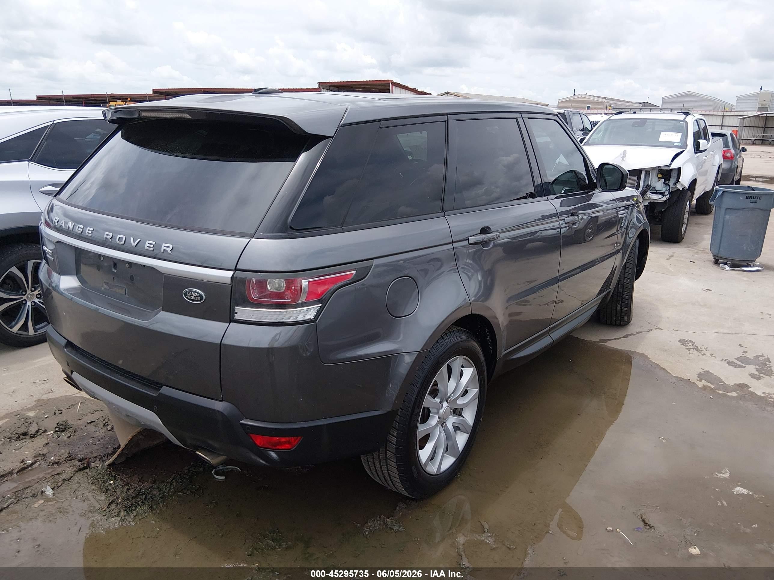 2014 Land Rover Range Rover Sport VIN SALWR2WF4EA398976 IAAI salvage auction — Engine Damage, Original (Texas), sold $4,650 on 2026-07-06 (photo 4)