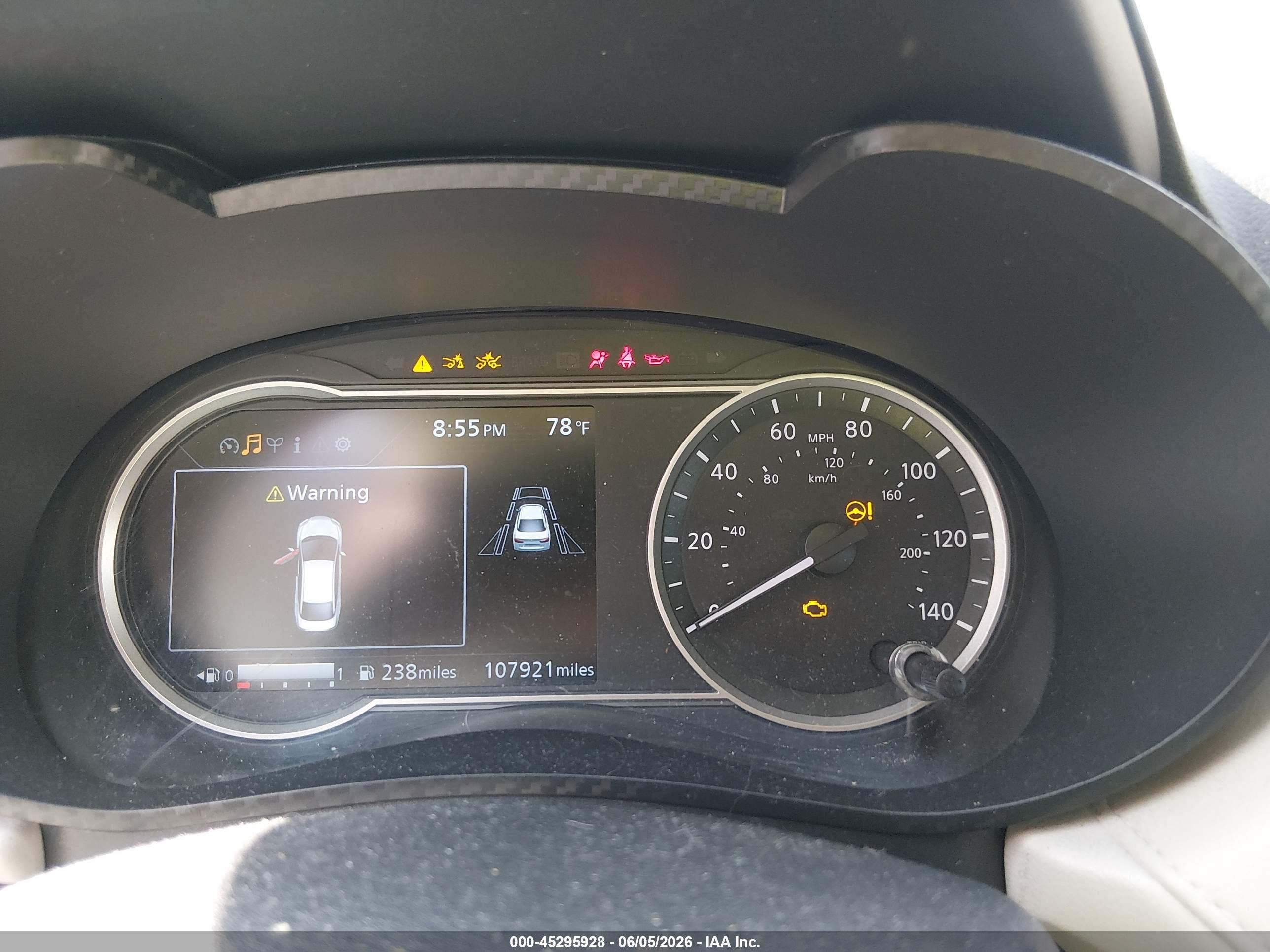2021 Nissan Versa VIN 3N1CN8EV2ML925442 IAAI salvage auction — Unknown, Salvage (Maine), sold $1,250 on 2026-10-10 (photo 7)