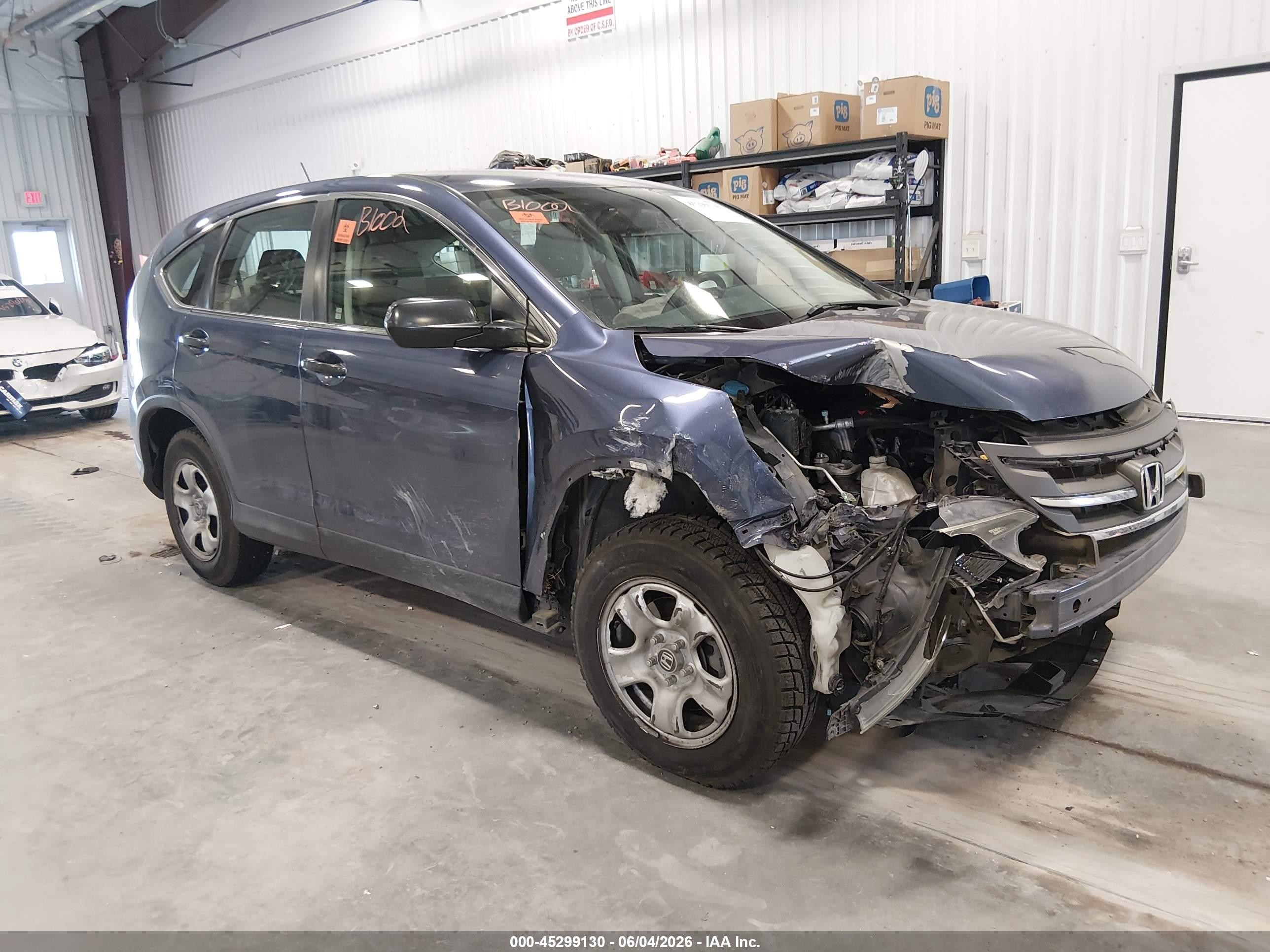 2013 Honda CR-V VIN 2HKRM4H35DH693934 IAAI salvage auction — Front End, Salvage (Colorado), sold $875 on 2026-07-11 (photo 1)