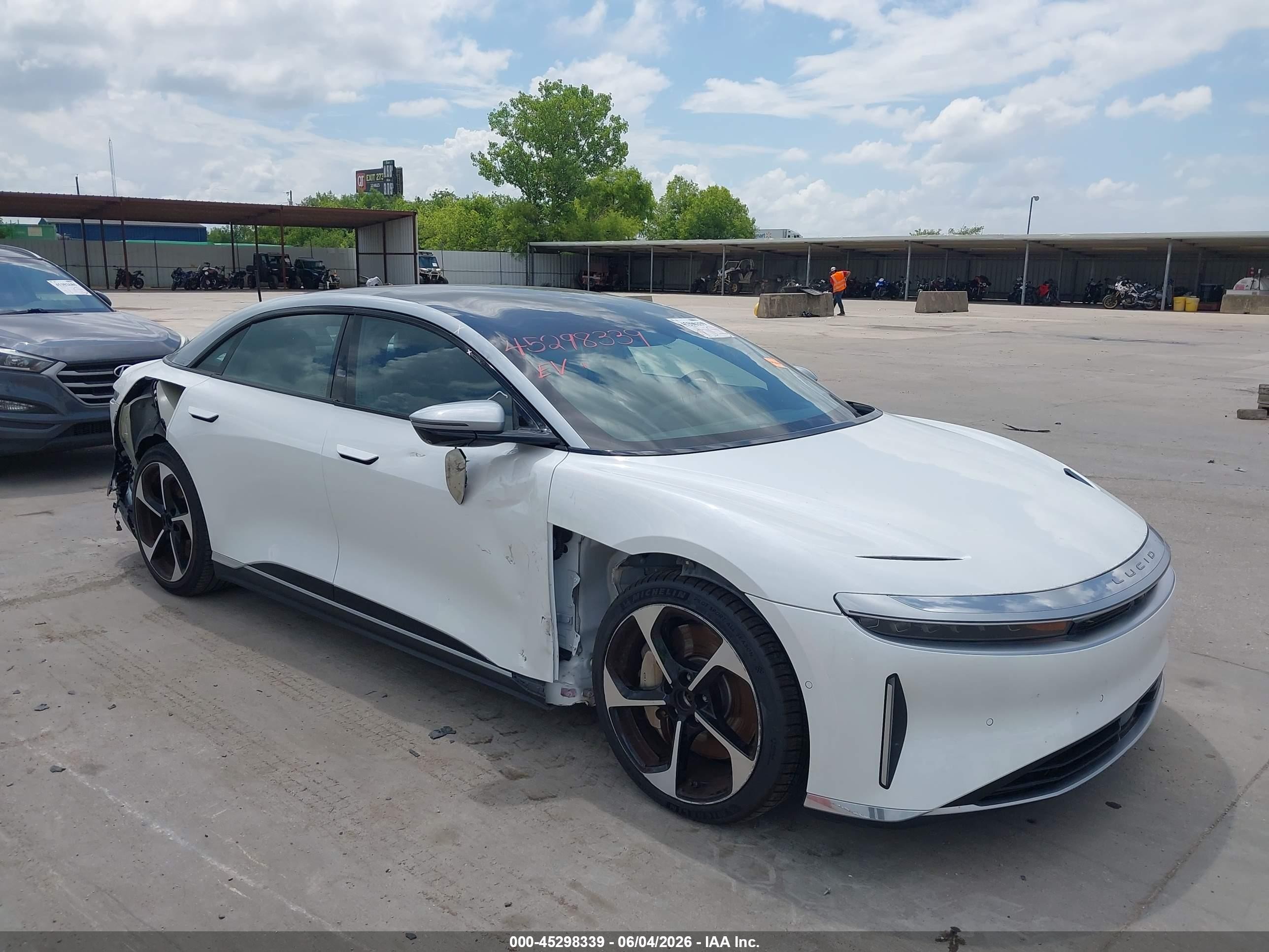 2023 Lucid Air VIN 50EA1GBA8PA005978 — IAAI salvage auction photo