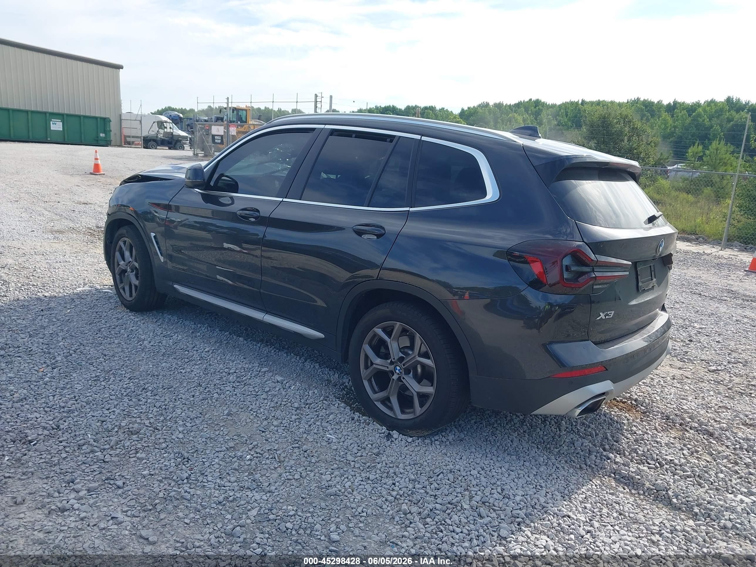 2022 BMW X3 VIN WBX47DP0XNN157249 IAAI salvage auction — Front End, Salvage (Alabama), sold $6,400 on 2026-08-24 (photo 3)