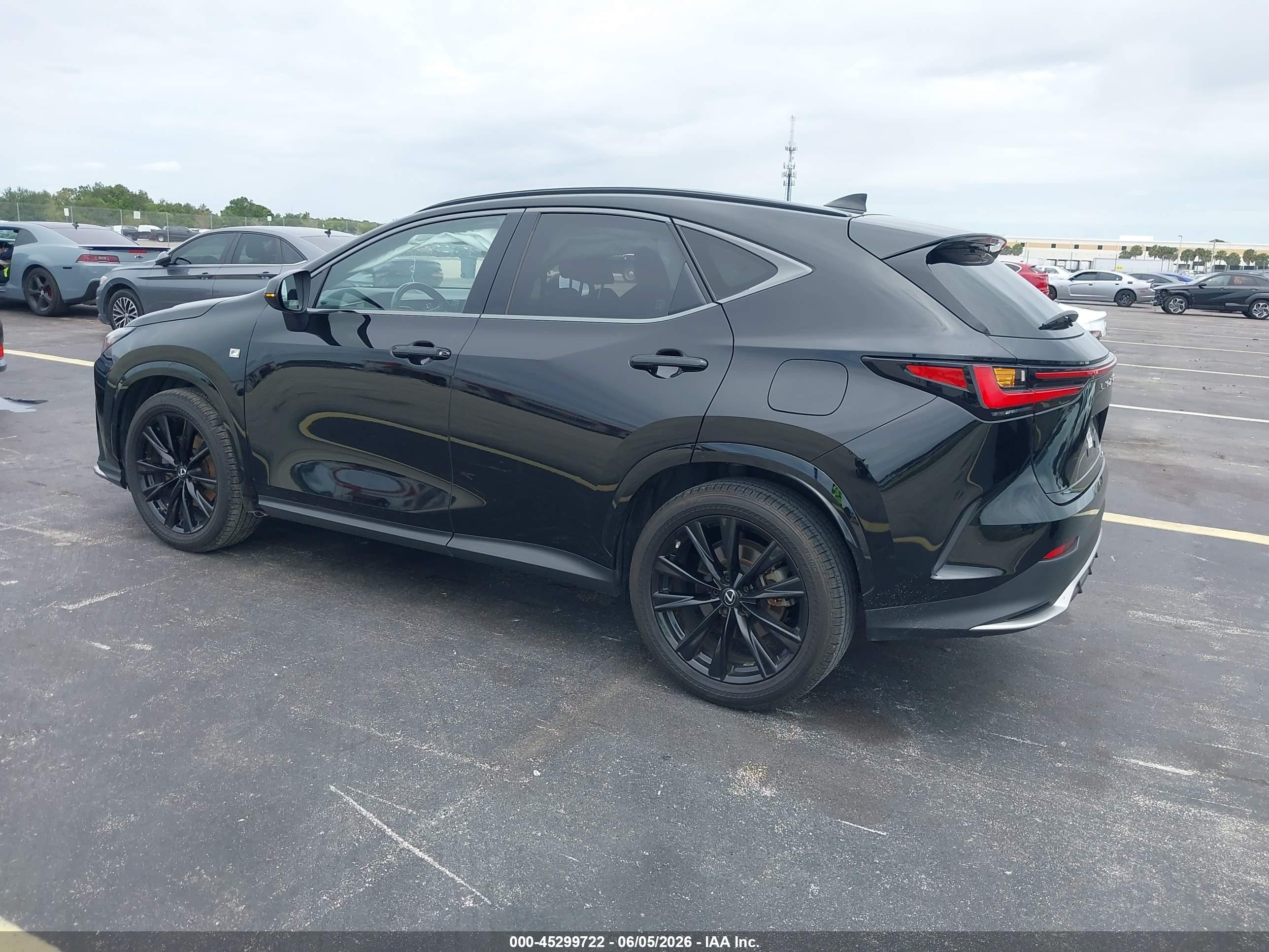 2022 Lexus Nx VIN JTJKGCEZXN2006197 IAAI salvage auction — Side, Rebuildable (Florida), sold $18,650 on 2026-08-20 (photo 3)
