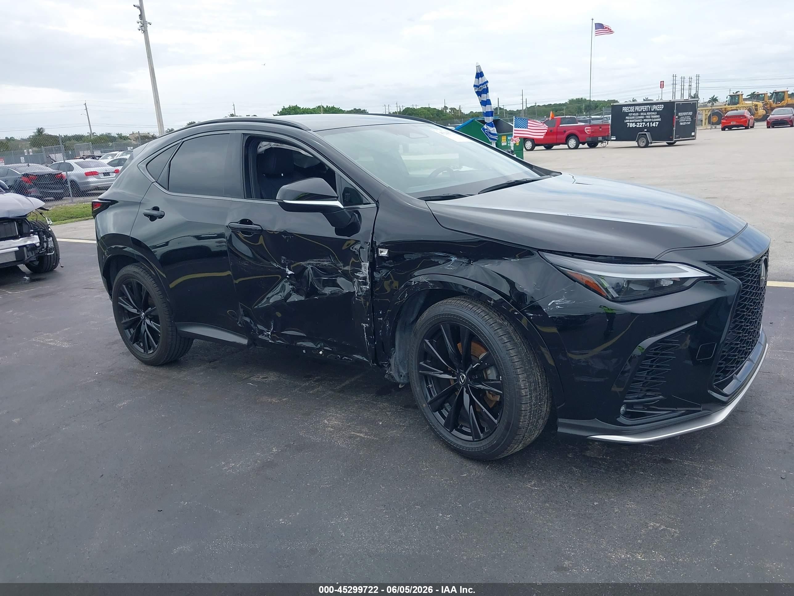 2022 Lexus Nx VIN JTJKGCEZXN2006197 IAAI salvage auction — Side, Rebuildable (Florida), sold $18,650 on 2026-08-20 (photo 6)