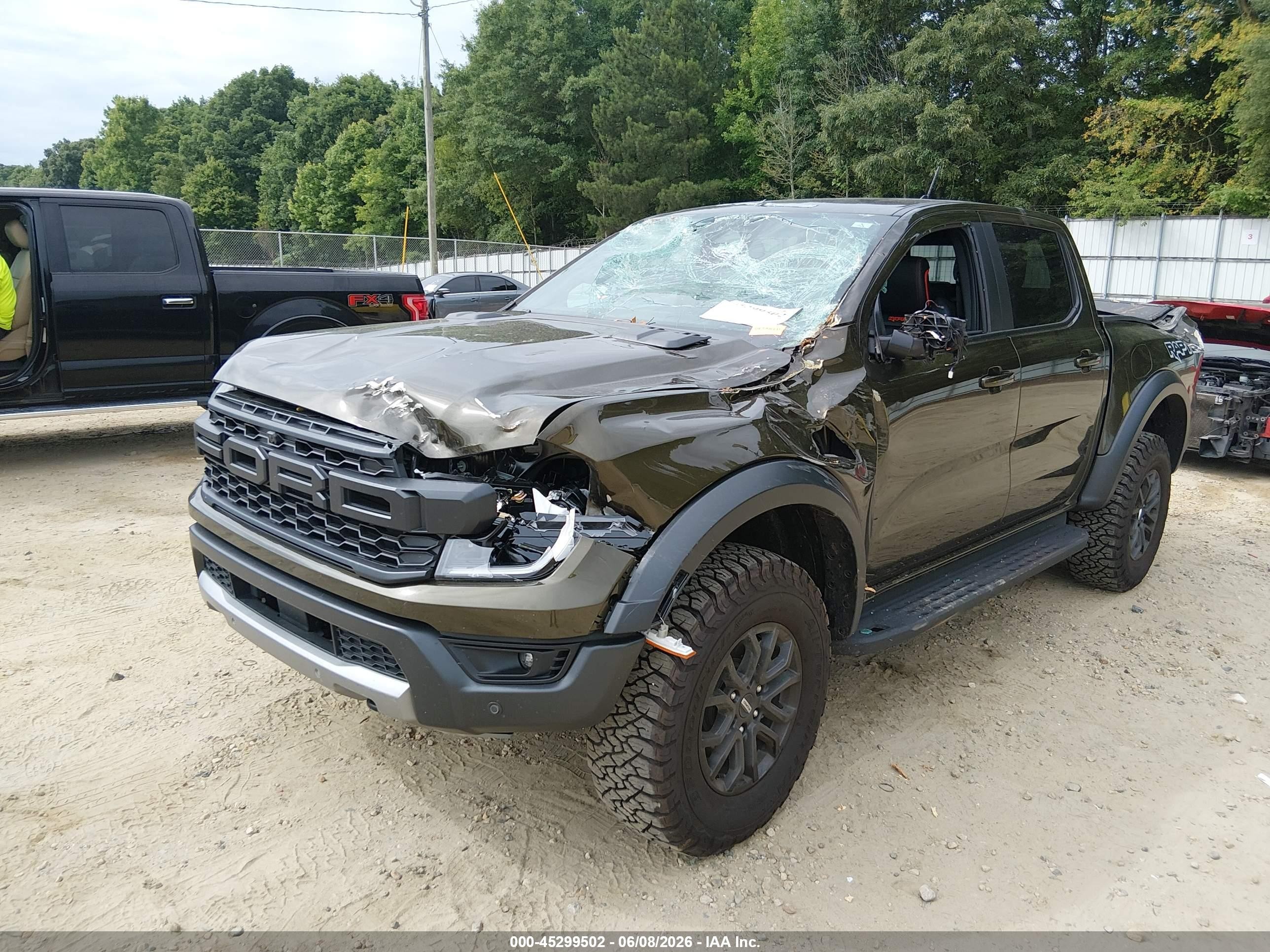 2025 Ford Ranger VIN 1FTER4LR3SLE28854 IAAI salvage auction — Front End, Salvage (Georgia), sold $21,525 on 2026-08-20 (photo 6)