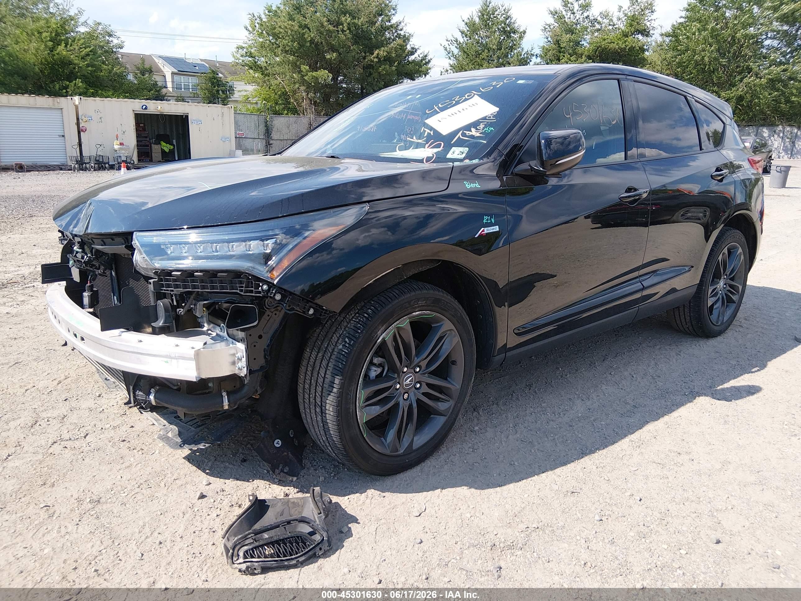 2023 Acura Rdx VIN 5J8TC2H69PL004468 IAAI salvage auction — Front End, Salvage (New Jersey), sold $12,850 on 2026-09-08 (photo 2)
