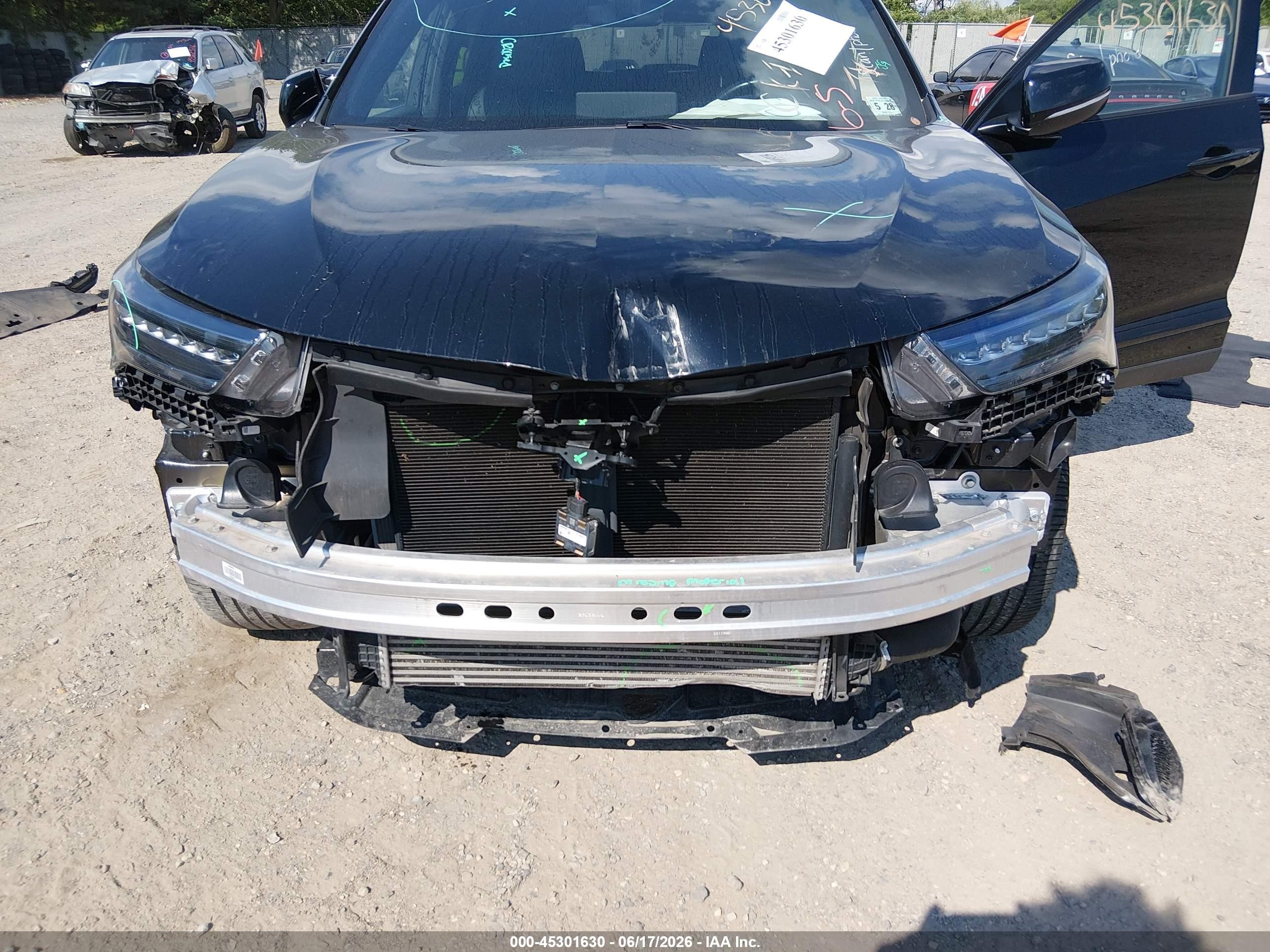 2023 Acura Rdx VIN 5J8TC2H69PL004468 IAAI salvage auction — Front End, Salvage (New Jersey), sold $12,850 on 2026-09-08 (photo 6)