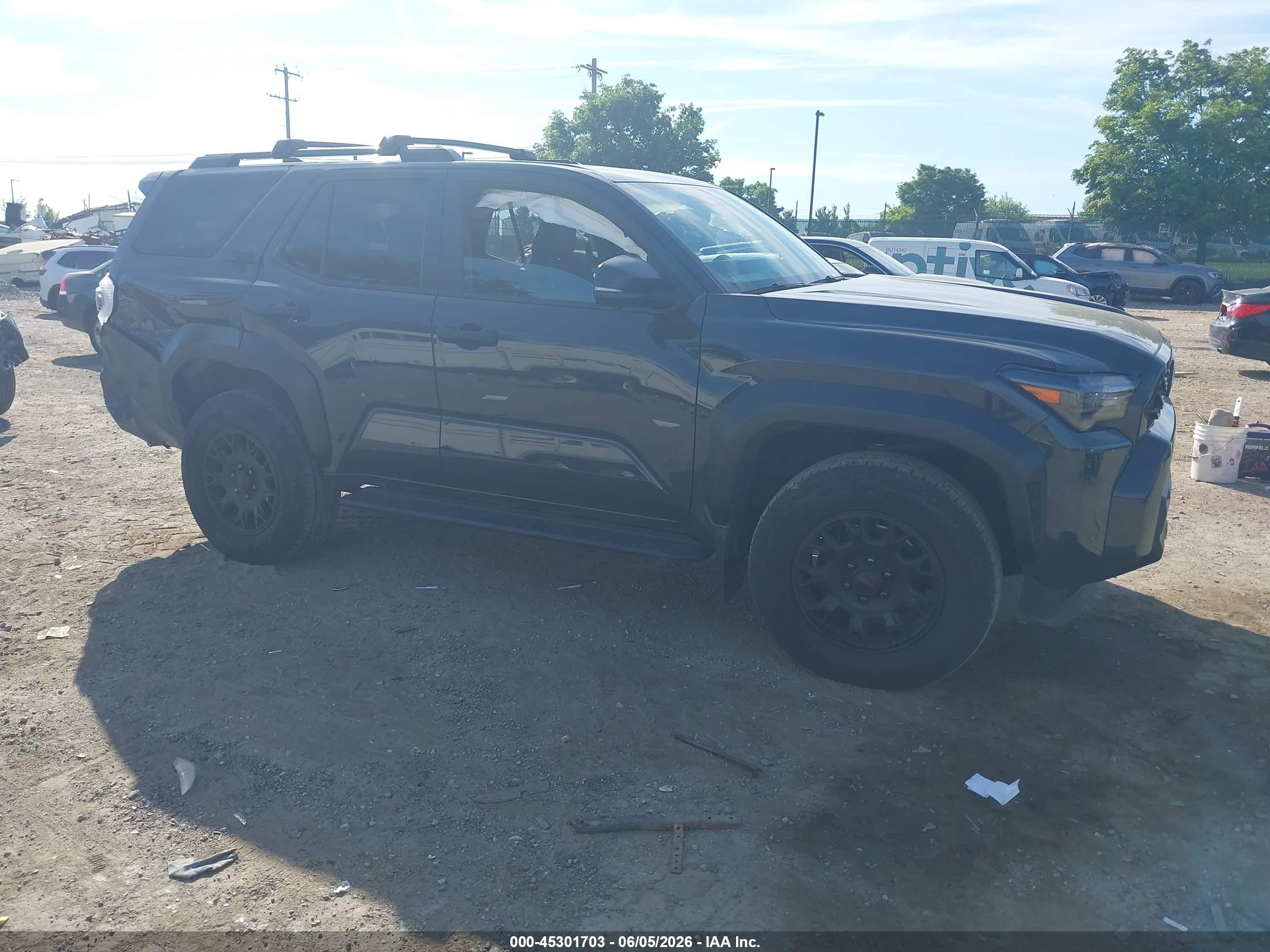 2025 Toyota 4runner VIN JTEVA5BR4S5030163 IAAI salvage auction — Rear End, Salvage (Pennsylvania), sold $26,250 on 2026-08-15 (photo 1)
