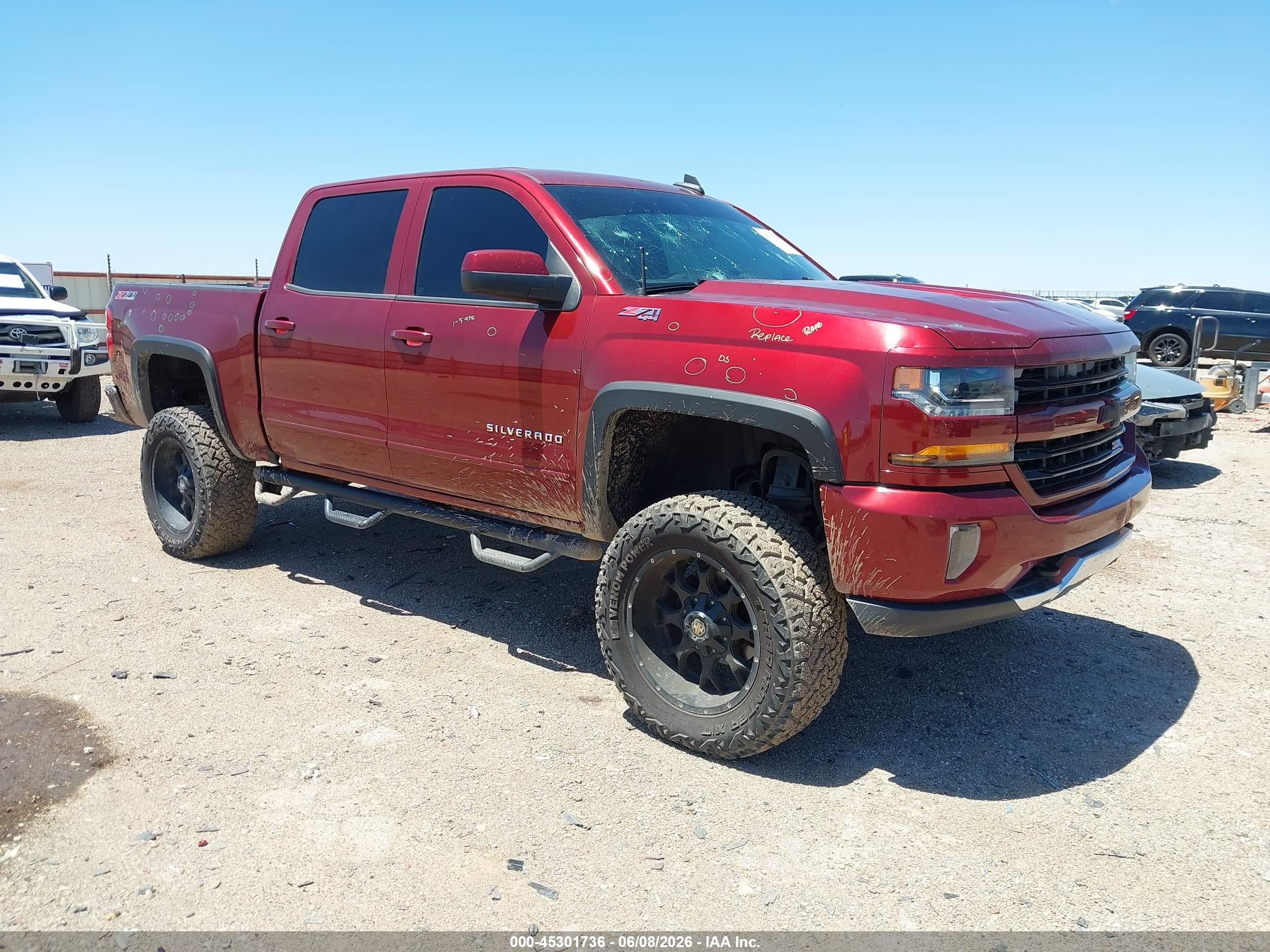 2017 Chevrolet Silverado 1500 VIN 3GCUKREC9HG196269 — IAAI salvage auction photo