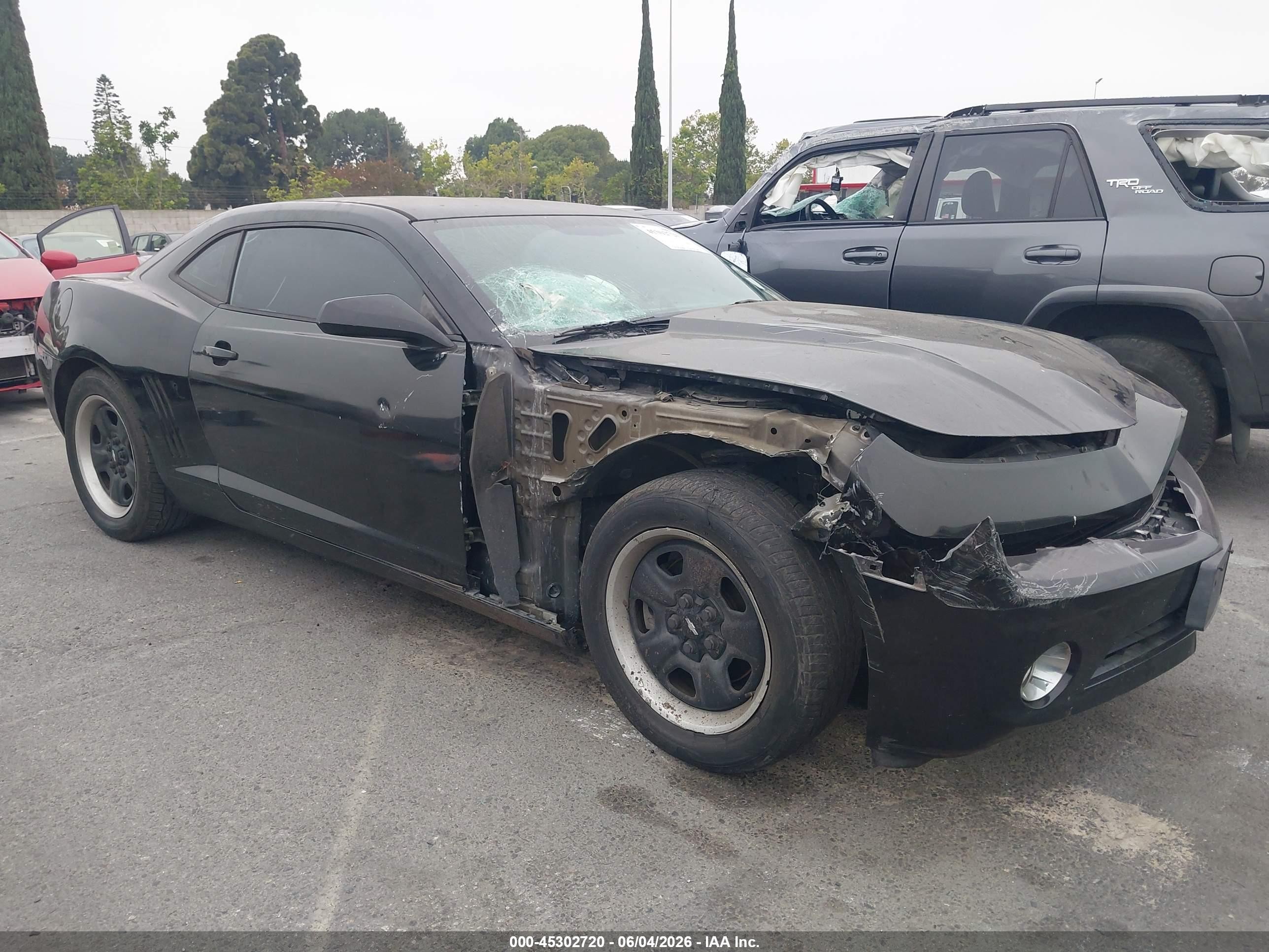 2012 Chevrolet Camaro VIN 2G1FE1E39C9196186 IAAI salvage auction — Side, Salvage (California), sold $1,325 on 2026-07-07 (photo 1)