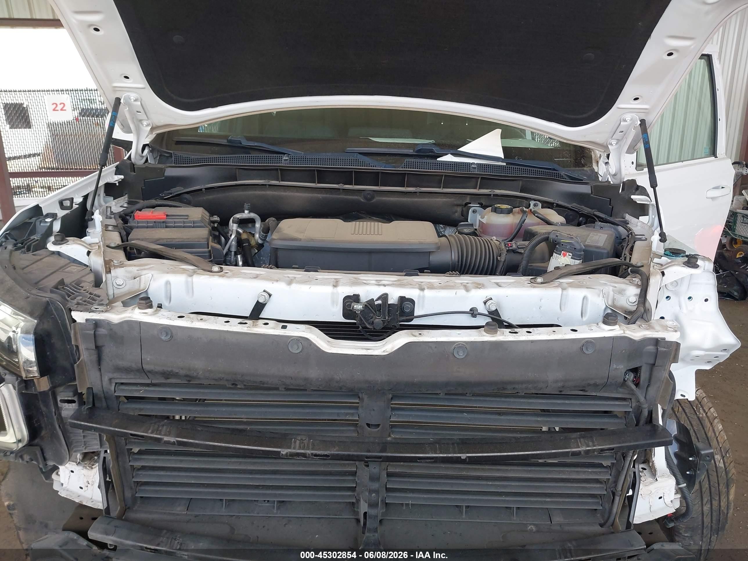 2021 Chevrolet Tahoe VIN 1GNSCRKD4MR203292 IAAI salvage auction — Front End, Original (Texas), sold $17,600 on 2026-08-12 (photo 8)