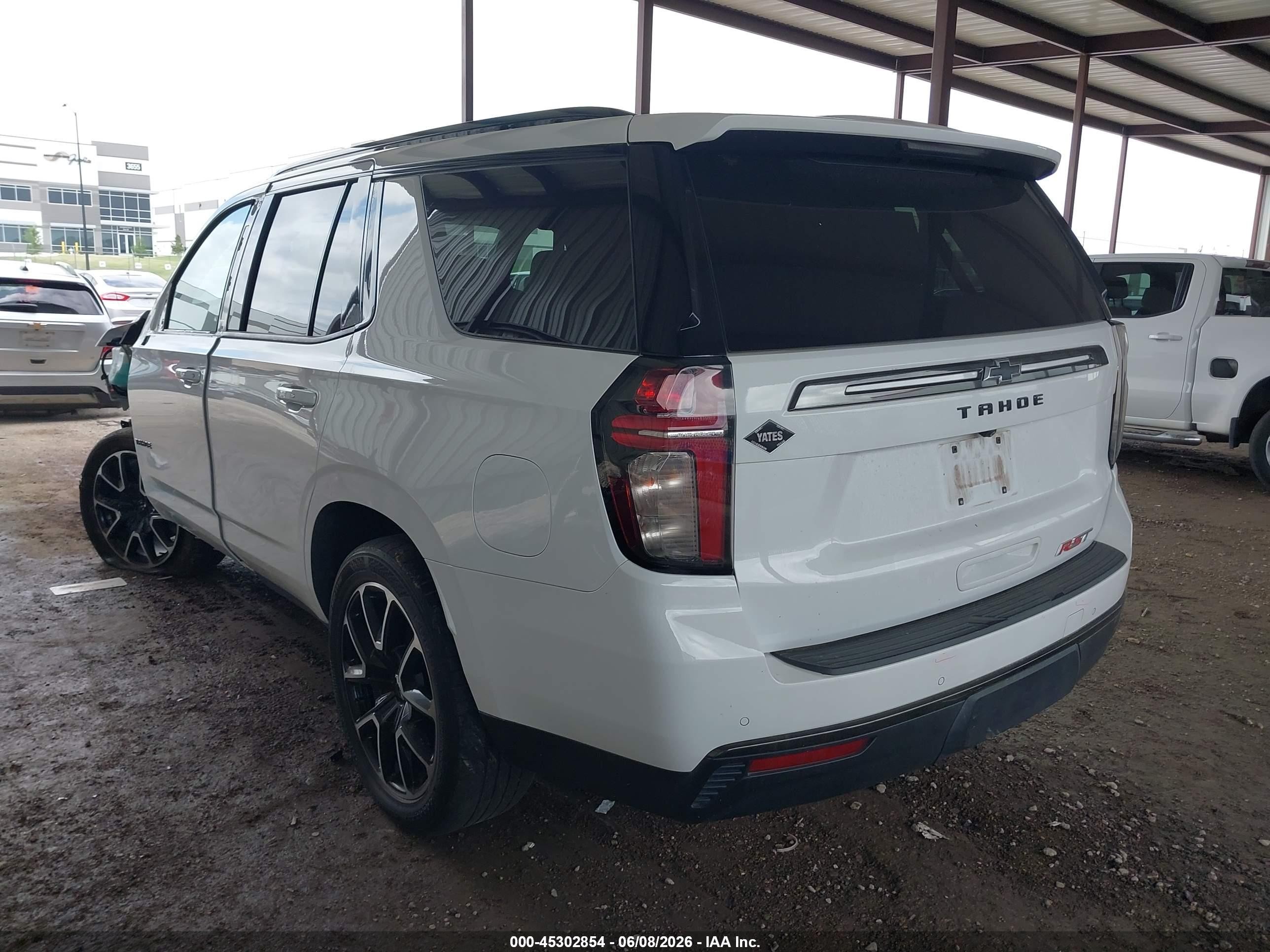 2021 Chevrolet Tahoe VIN 1GNSCRKD4MR203292 IAAI salvage auction — Front End, Original (Texas), sold $24,000 on 2026-08-18 (photo 3)