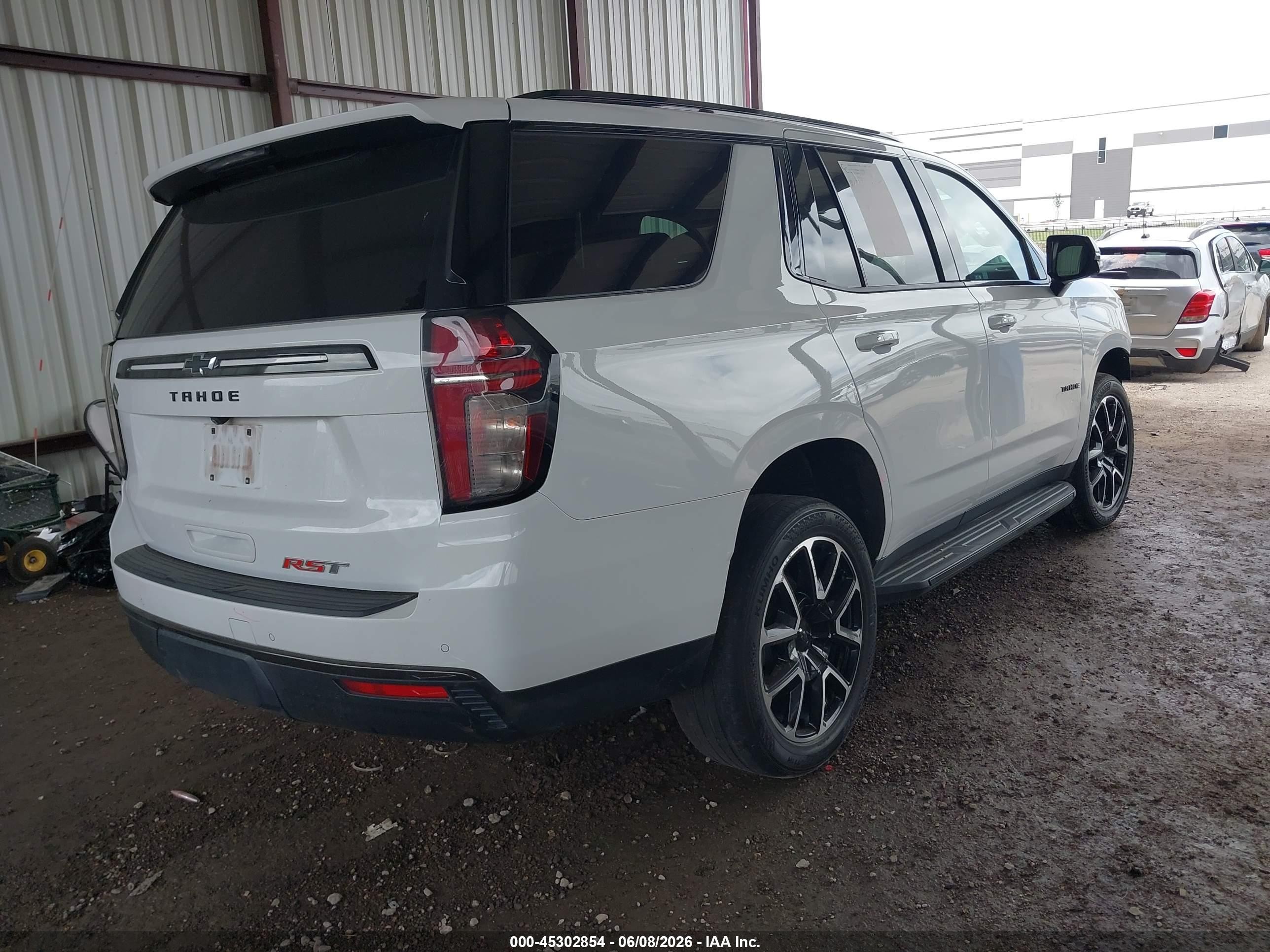 2021 Chevrolet Tahoe VIN 1GNSCRKD4MR203292 IAAI salvage auction — Front End, Original (Texas), sold $24,000 on 2026-08-18 (photo 4)