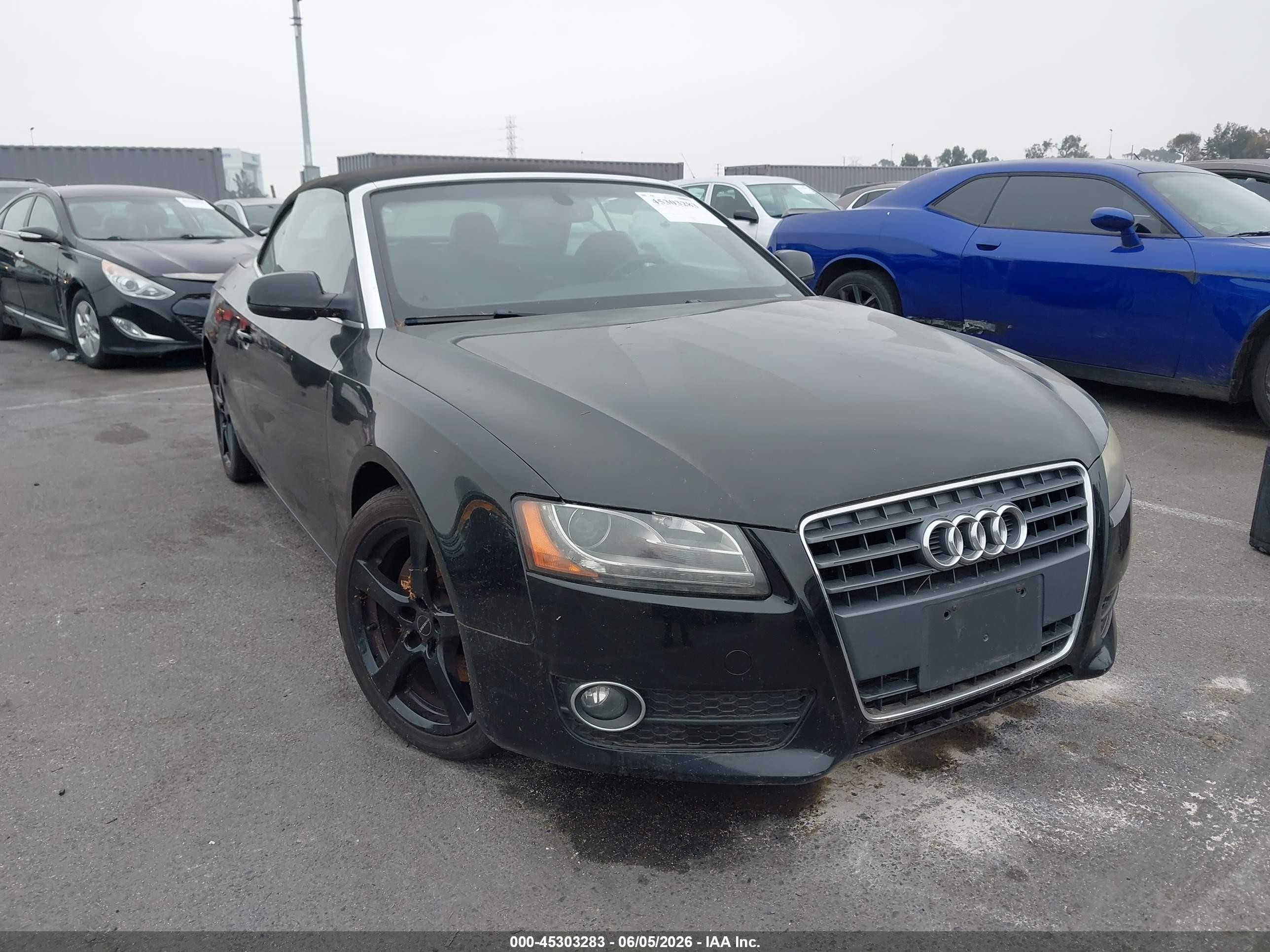 2011 Audi A5 VIN WAUJFAFHXBN014965 IAAI salvage auction — Normal Wear, Clear - Dealer Only (California), sold $1,050 on 2026-07-06 (photo 1)