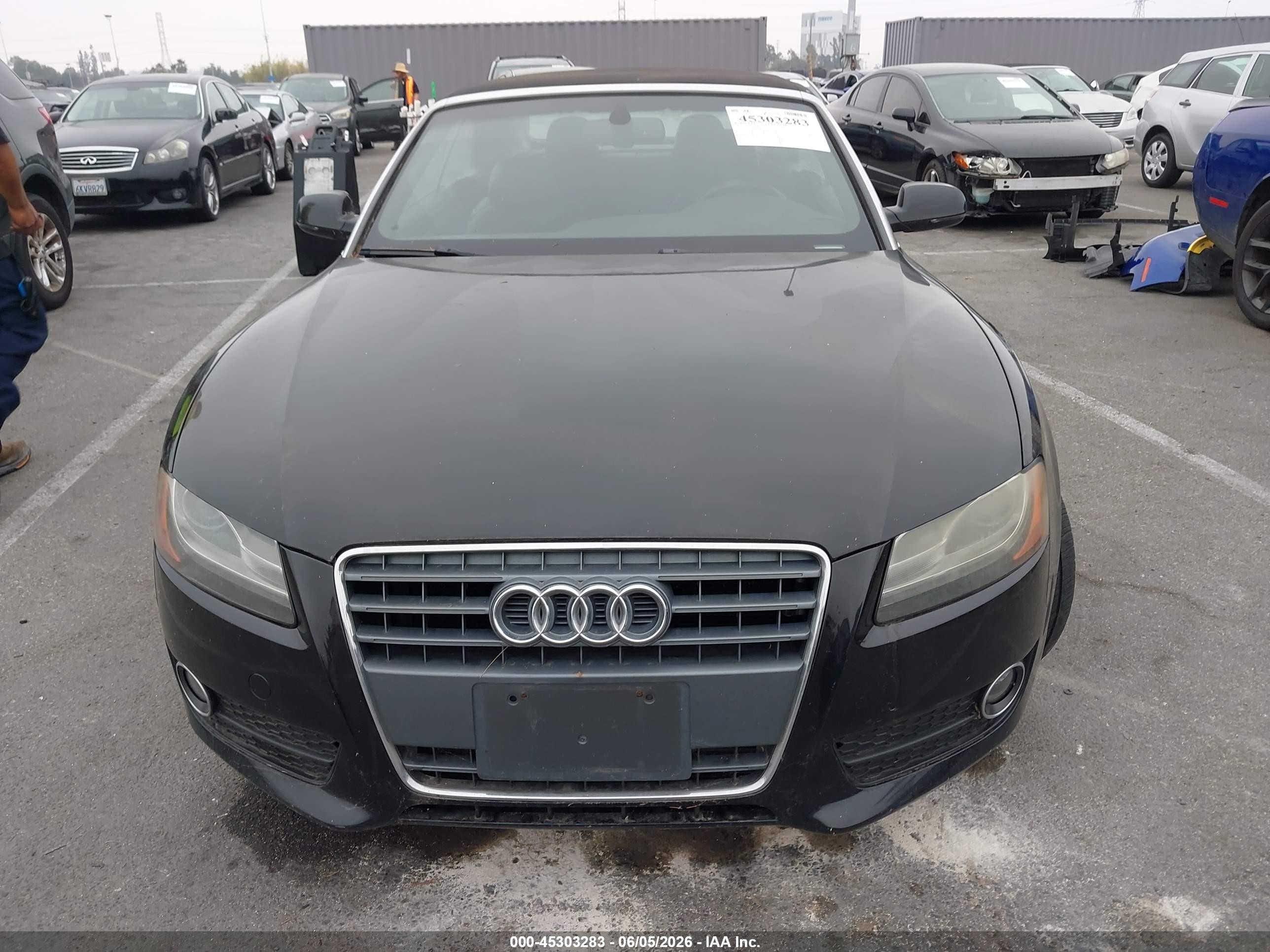 2011 Audi A5 VIN WAUJFAFHXBN014965 IAAI salvage auction — Normal Wear, Clear - Dealer Only (California), sold $1,050 on 2026-07-06 (photo 6)