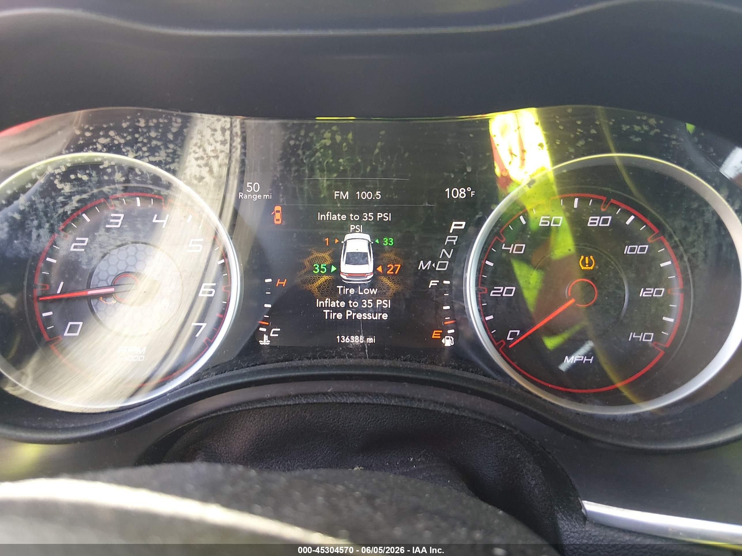 2015 Dodge Charger VIN 2C3CDXBG5FH768120 IAAI salvage auction — Front End, Salvage (South Carolina), sold $2,400 on 2026-09-27 (photo 7)