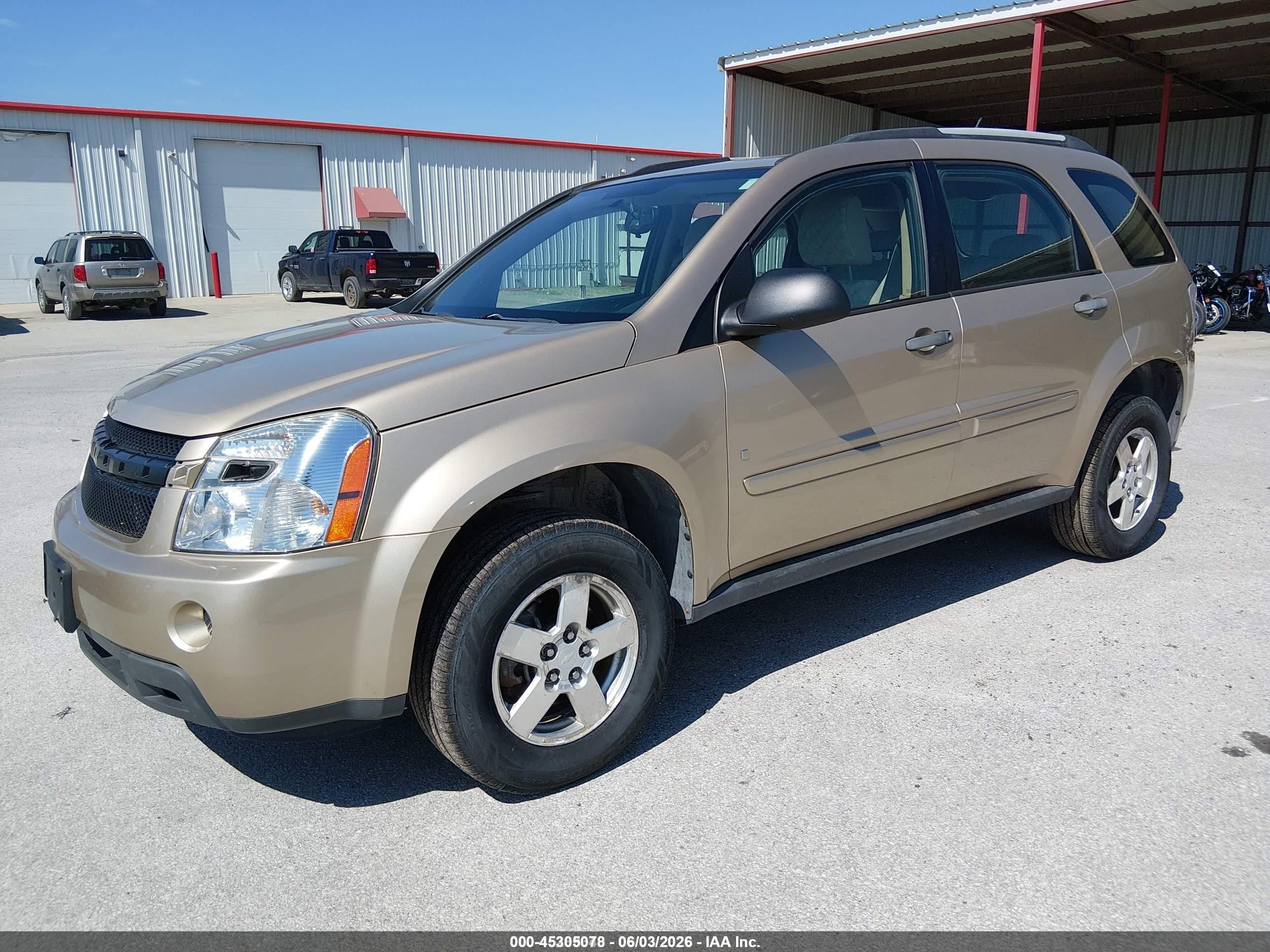 2008 Chevrolet Equinox VIN 2CNDL13F586346669 IAAI salvage auction — Front End, Sf97 (Iowa), sold $100 on 2026-07-09 (photo 2)