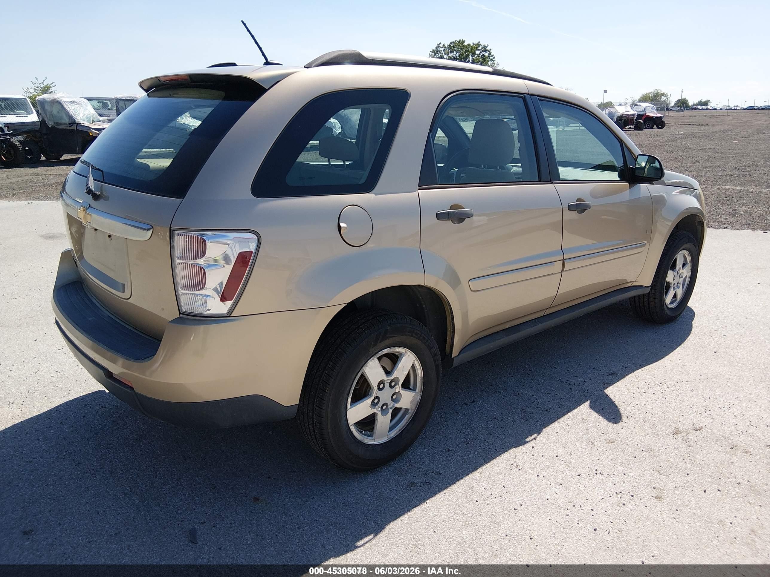 2008 Chevrolet Equinox VIN 2CNDL13F586346669 IAAI salvage auction — Front End, Sf97 (Iowa), sold $100 on 2026-07-09 (photo 4)