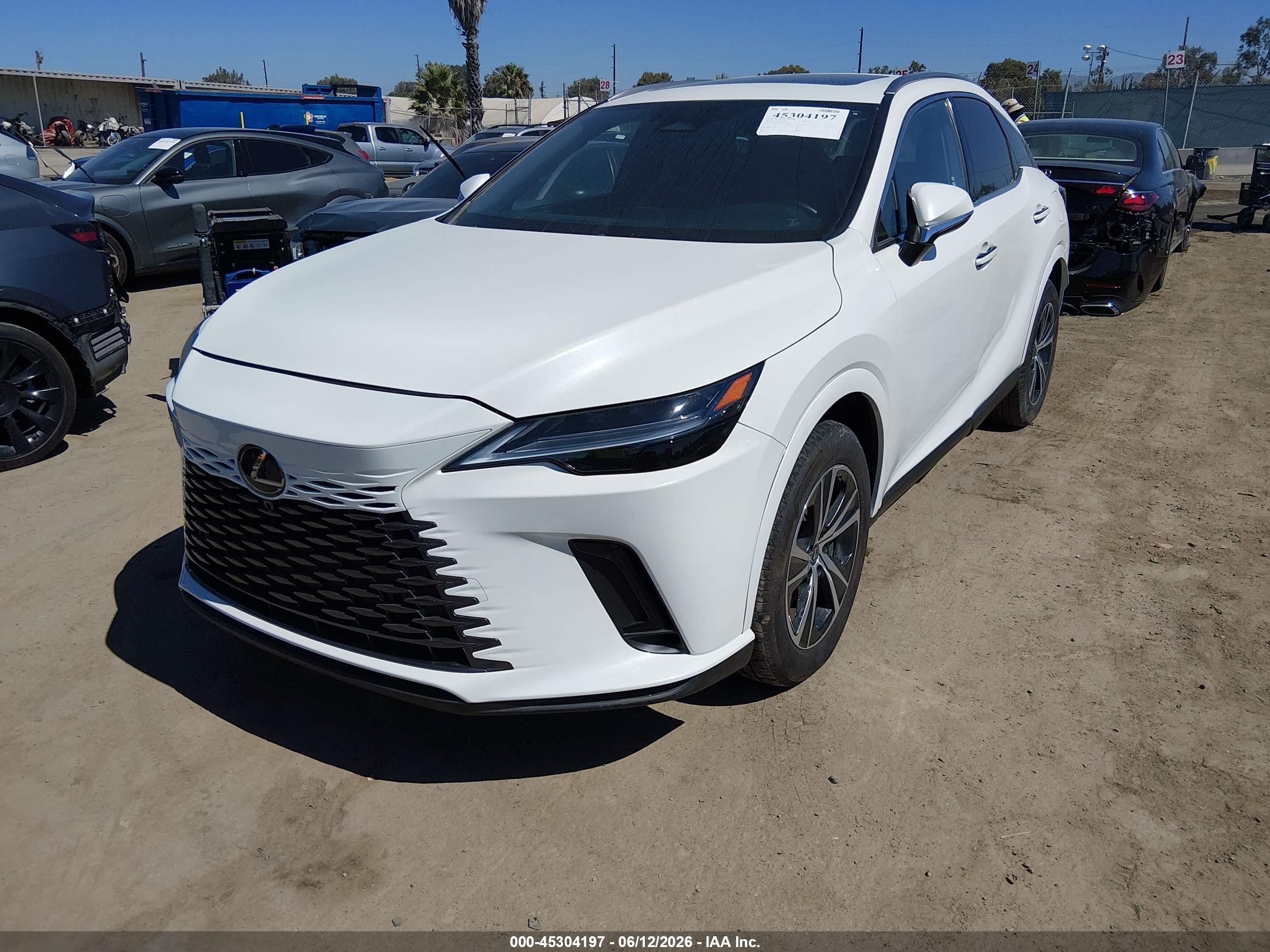 2024 Lexus RX 350 VIN JTJCHMAA4R2013305 IAAI salvage auction — Normal Wear, Clear (California), sold $34,750 on 2026-07-09 (photo 2)