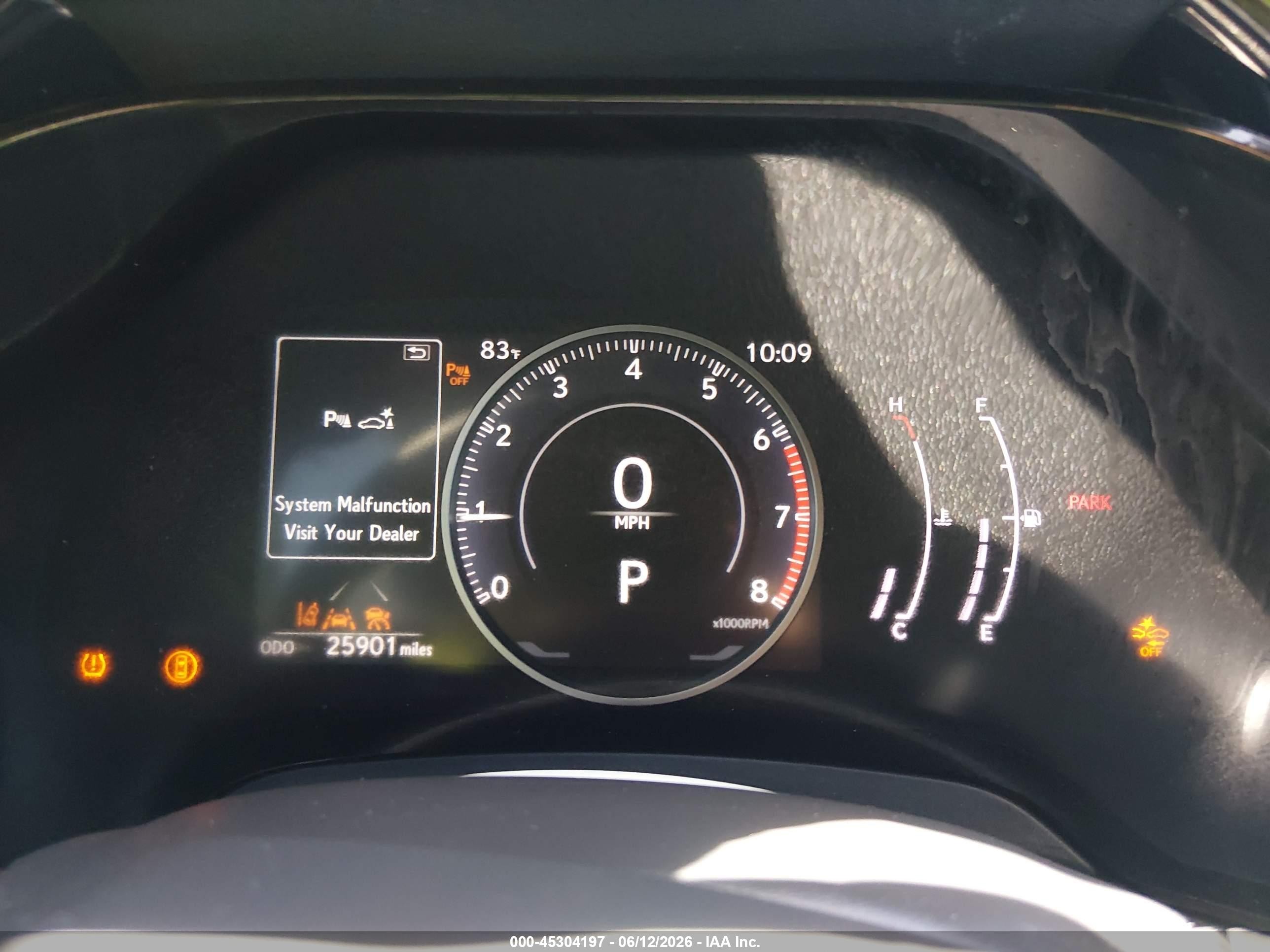 2024 Lexus RX 350 VIN JTJCHMAA4R2013305 IAAI salvage auction — Normal Wear, Clear (California), sold $34,750 on 2026-07-09 (photo 7)