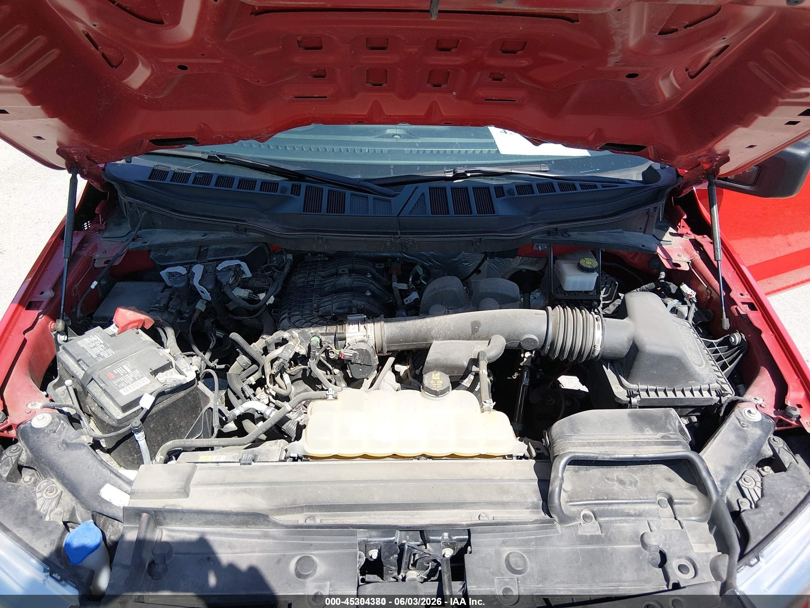 2021 Ford F-150 VIN 1FTEX1CB7MKE08414 IAAI salvage auction — Rear End, Sf97 (Iowa), sold $14,475 on 2026-07-09 (photo 4)