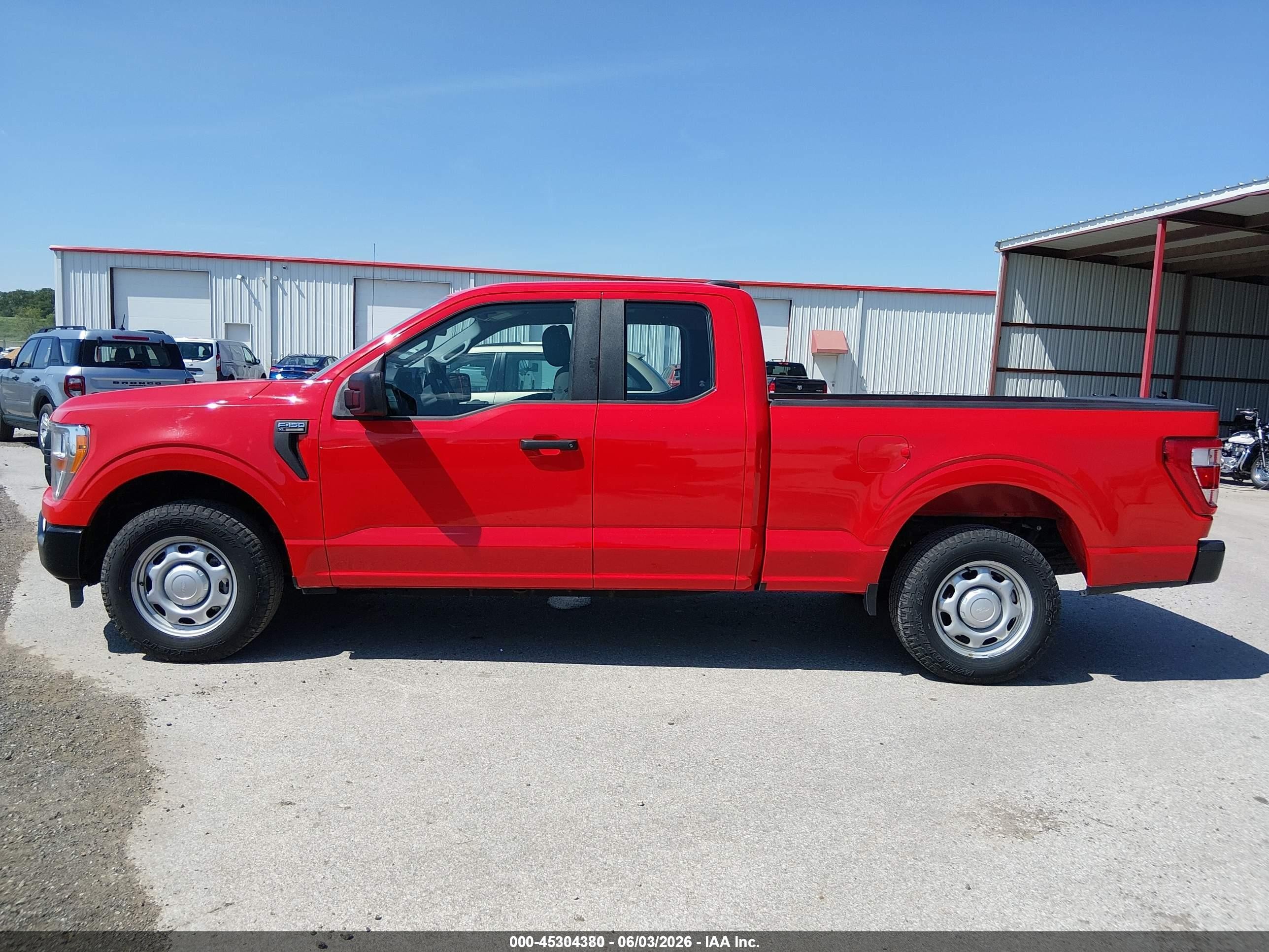 2021 Ford F-150 VIN 1FTEX1CB7MKE08414 IAAI salvage auction — Rear End, Sf97 (Iowa), sold $14,475 on 2026-07-09 (photo 8)