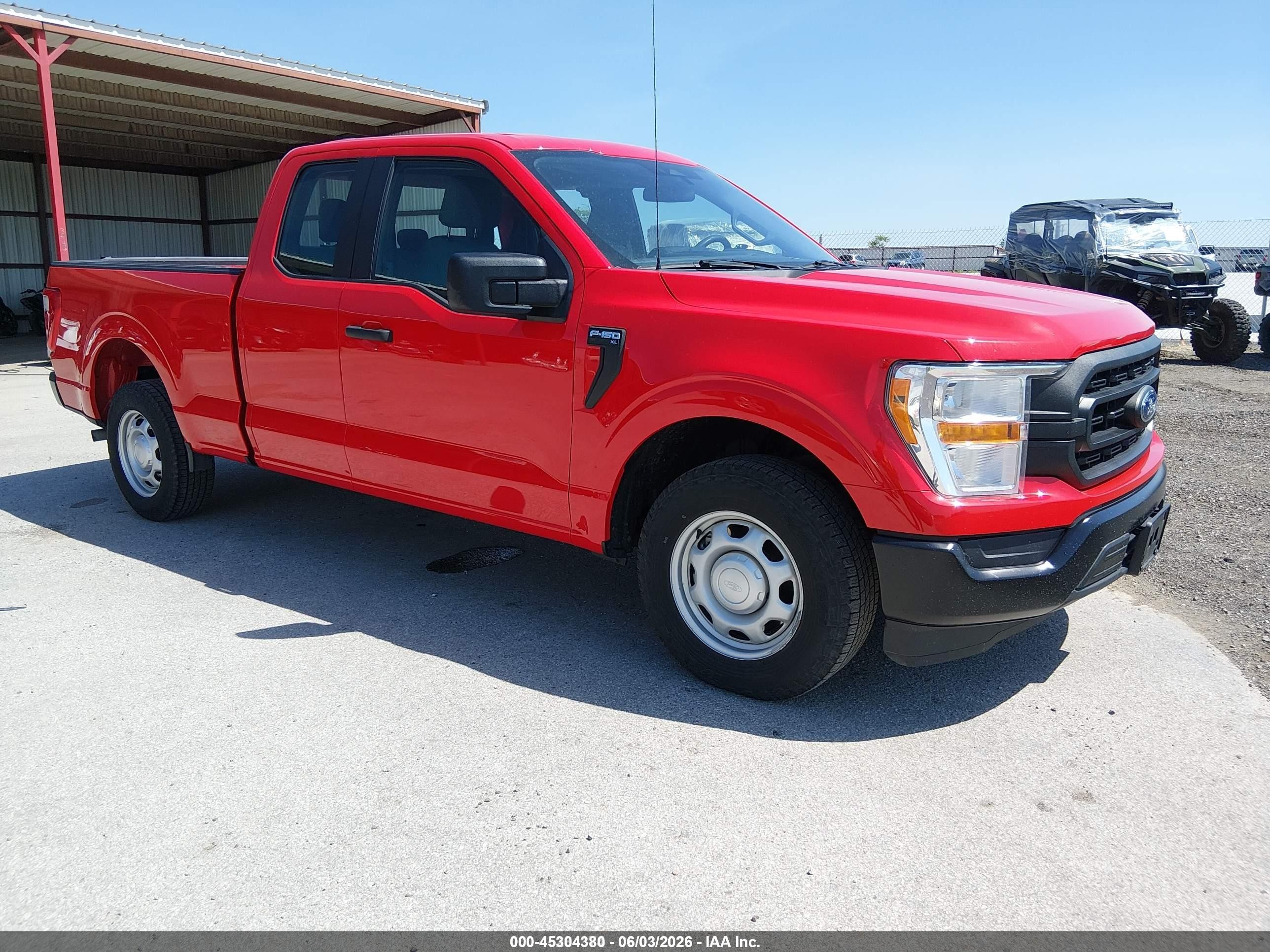 2021 Ford F-150 VIN 1FTEX1CB7MKE08414 IAAI salvage auction — Rear End, Sf97 (Iowa), sold $14,475 on 2026-07-09 (photo 1)