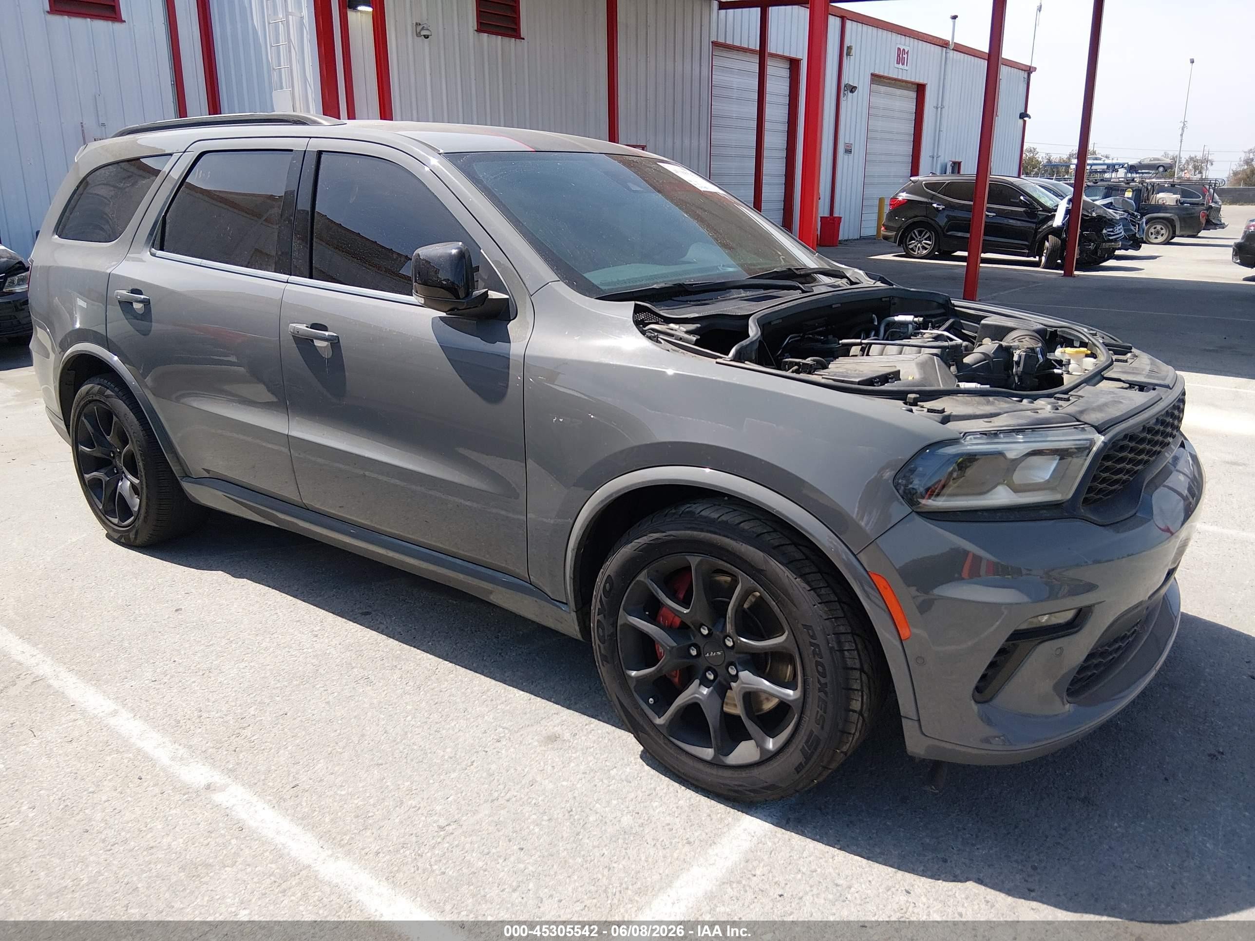 2022 Dodge Durango VIN 1C4SDJGJ0NC217524 — IAAI salvage auction photo