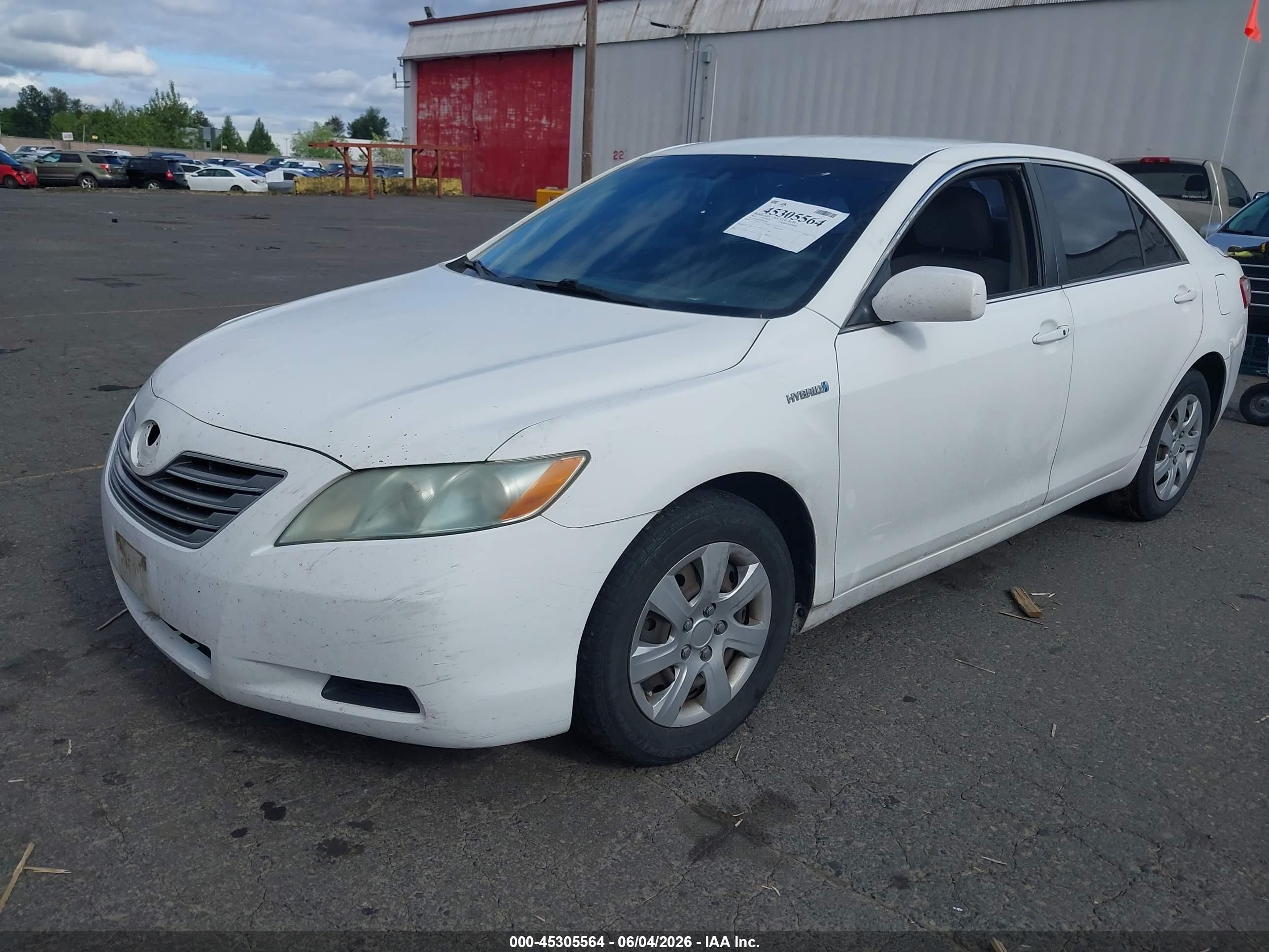 2009 Toyota Camry Hybrid VIN 4T1BB46K89U075694 IAAI salvage auction — Normal Wear, Clear-Dealer Only (Oregon), sold $225 on 2026-07-02 (photo 2)