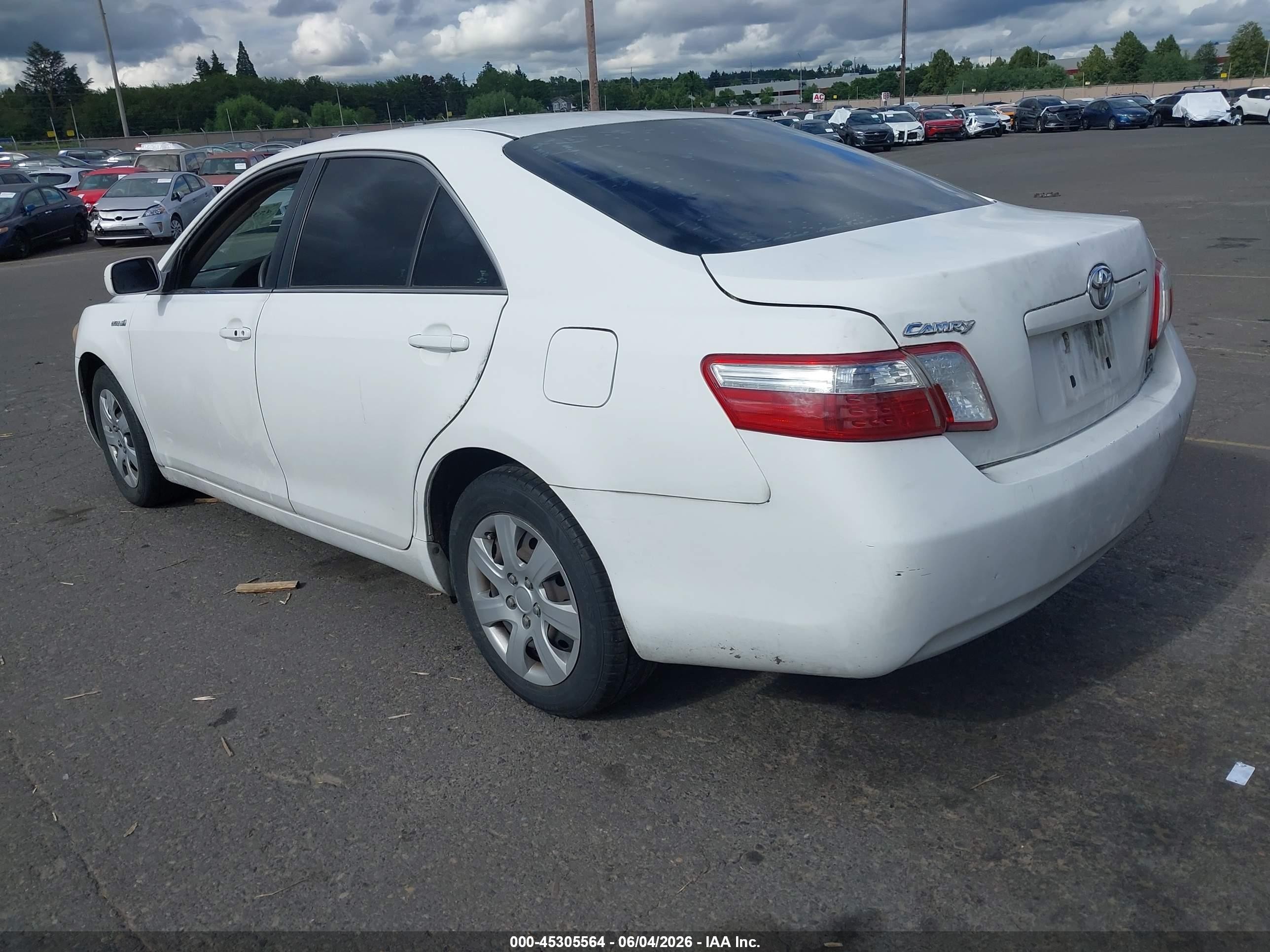 2009 Toyota Camry Hybrid VIN 4T1BB46K89U075694 IAAI salvage auction — Normal Wear, Clear-Dealer Only (Oregon), sold $225 on 2026-07-02 (photo 3)