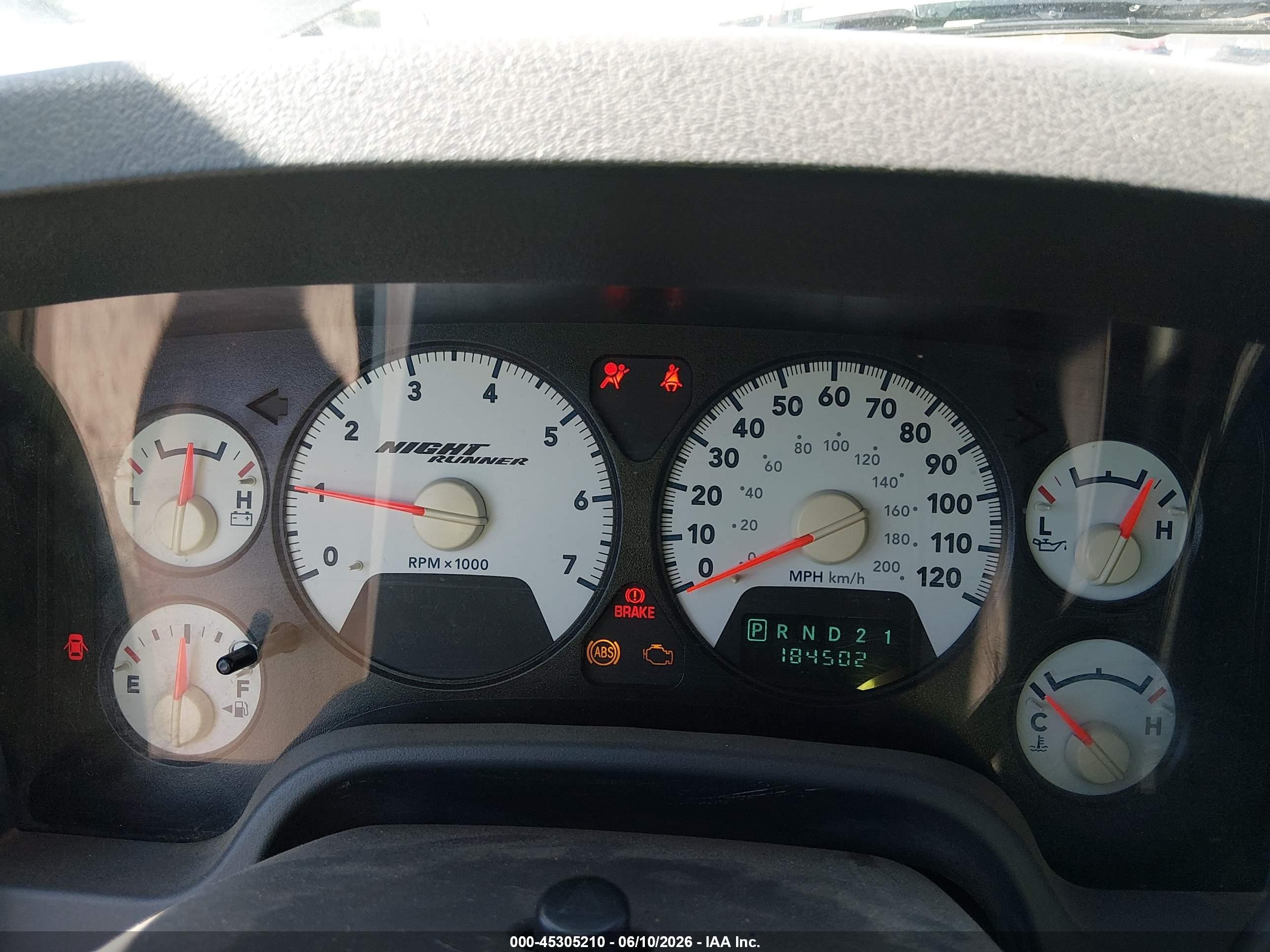 2006 Dodge Ram 1500 VIN 1D7HU16226J185344 IAAI salvage auction — Hail, Salvage (Kansas), sold $1,300 on 2026-07-11 (photo 7)