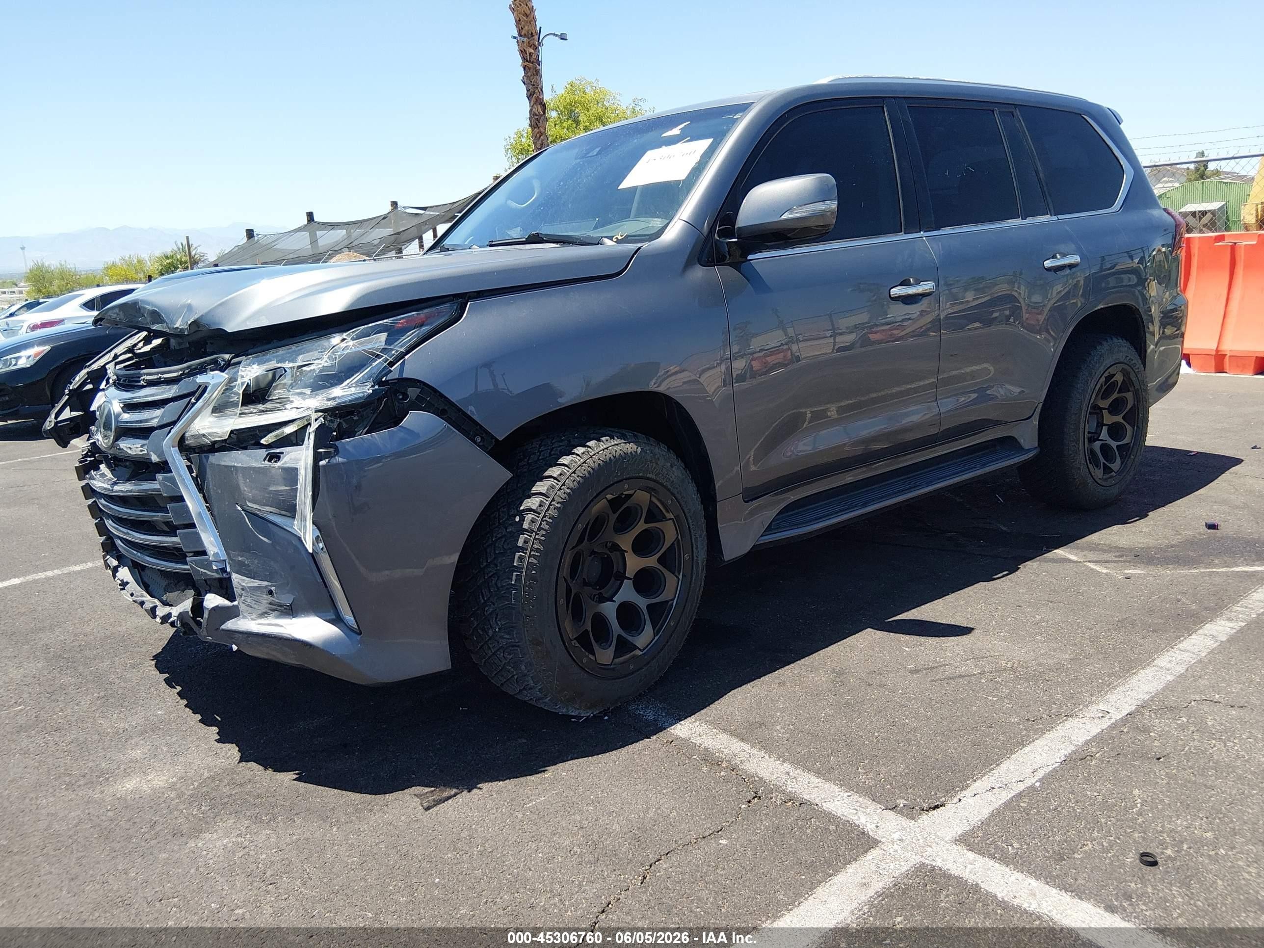 2016 Lexus Lx VIN JTJHY7AX6G4203572 IAAI salvage auction — Front End, Salvage (Nevada), sold $24,000 on 2026-09-06 (photo 2)