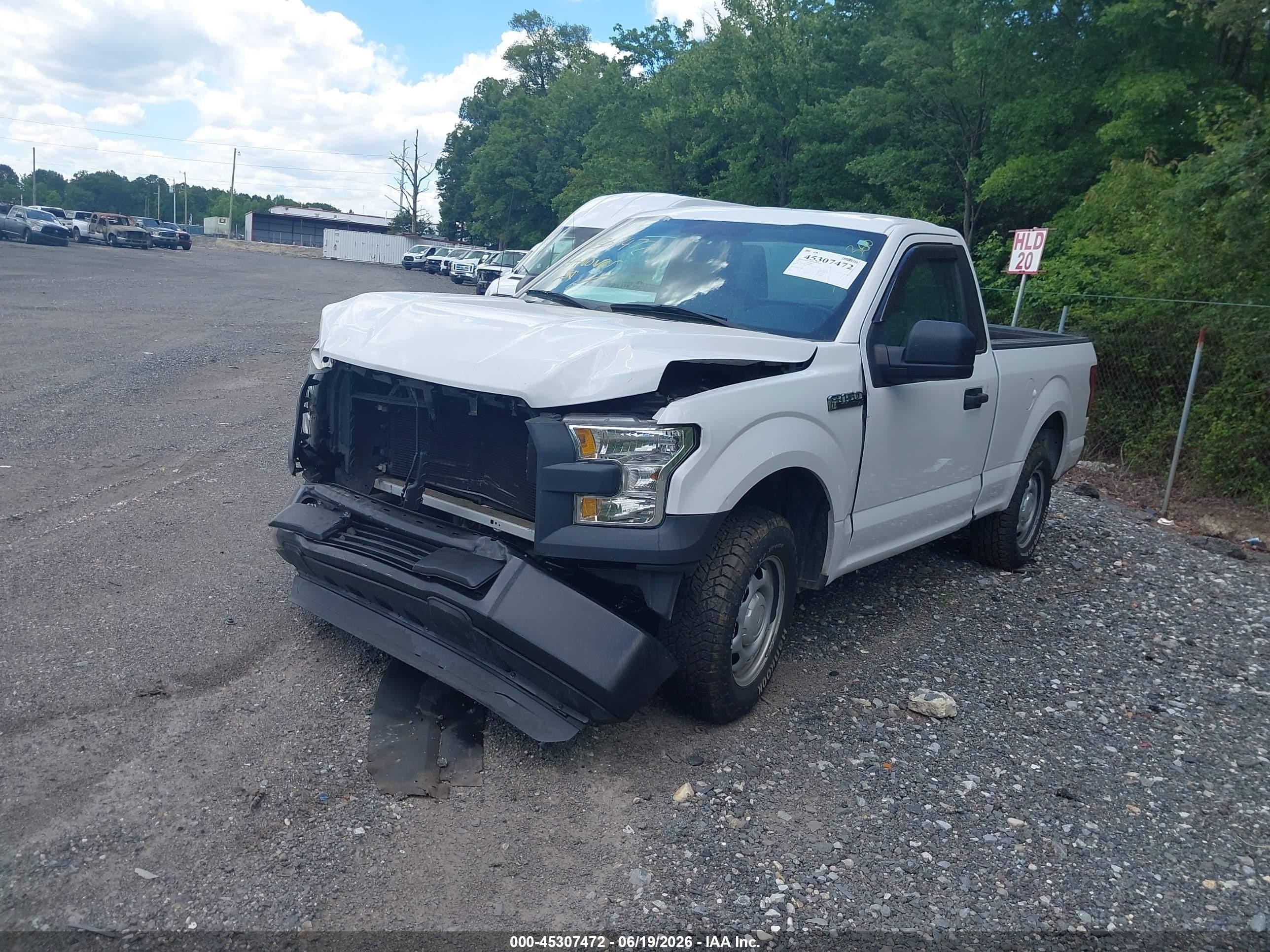 2016 Ford F-150 VIN 1FTMF1C84GFD13535 IAAI salvage auction — Front End, Salvage - Greater Than 75% (Maryland), sold $4,050 on 2026-07-11 (photo 2)