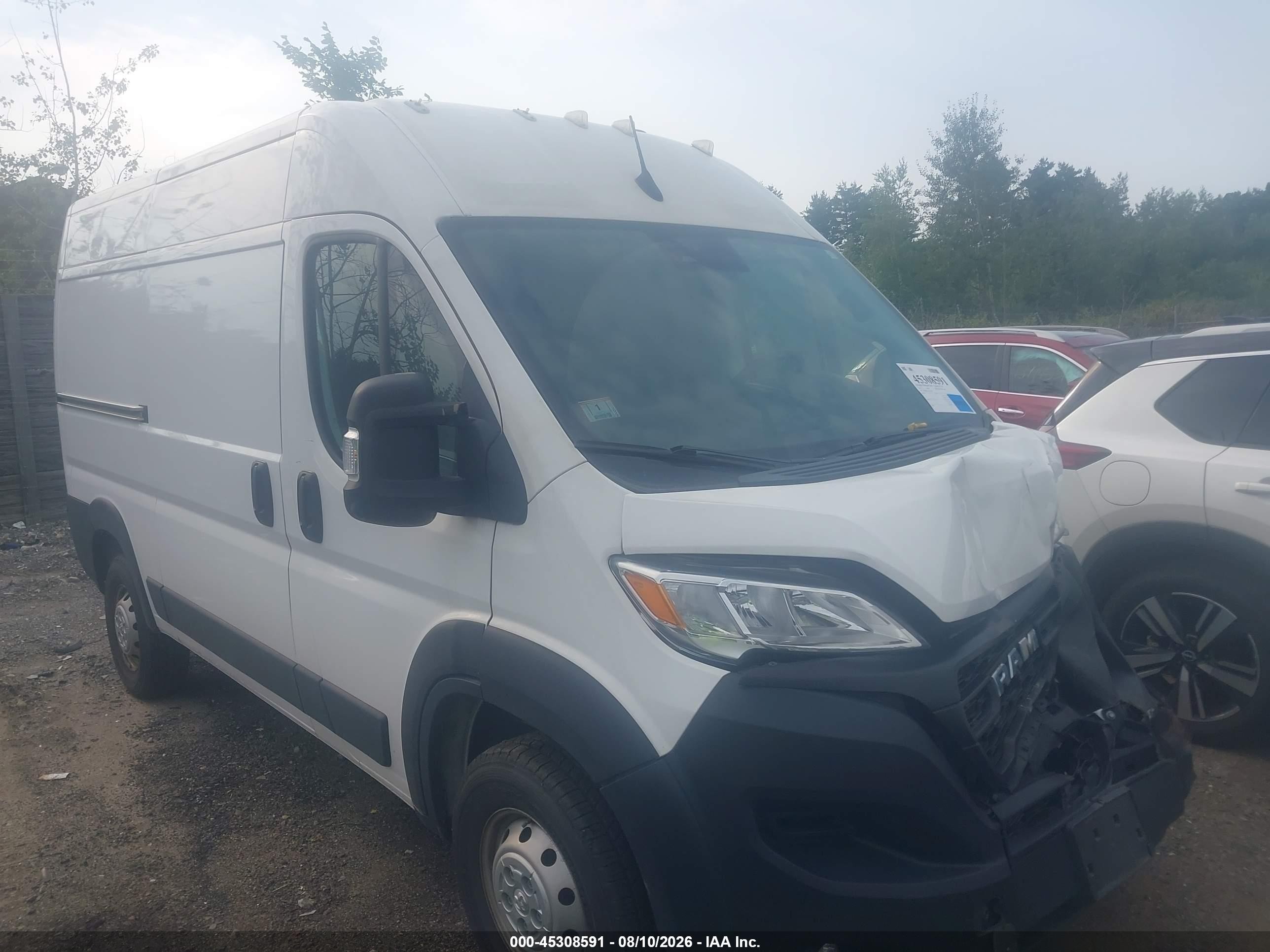 2023 Ram ProMaster 2500 VIN 3C6LRVCG3PE551833 — IAAI salvage auction photo