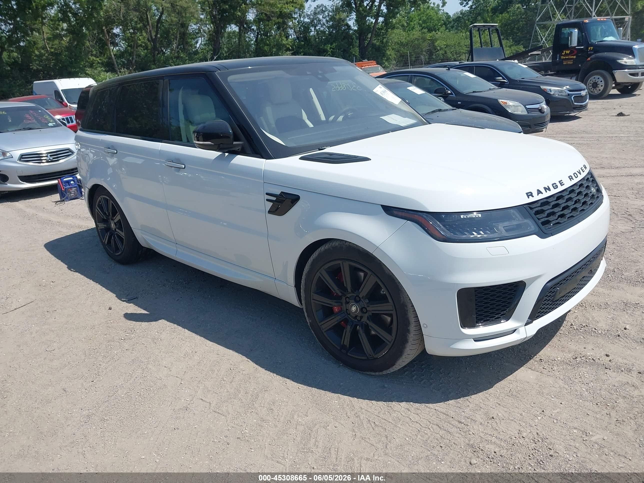 2021 Land Rover Range Rover Sport VIN SALWS2RUXMA763285 — IAAI salvage auction photo