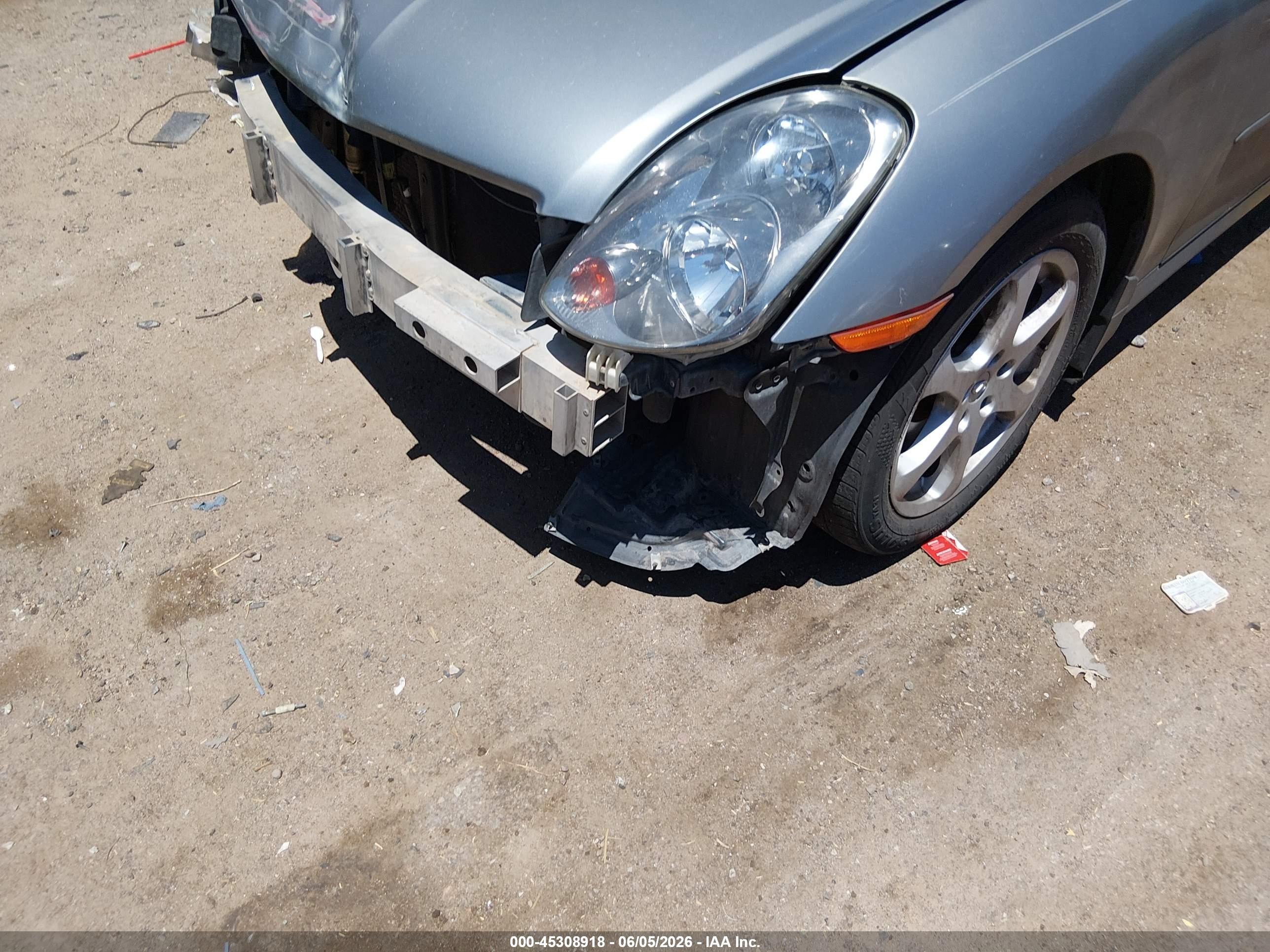 2004 Infiniti G35 VIN JNKCV51E94M612815 IAAI salvage auction — Front End, Salvage (Arizona), sold $225 on 2026-07-02 (photo 6)