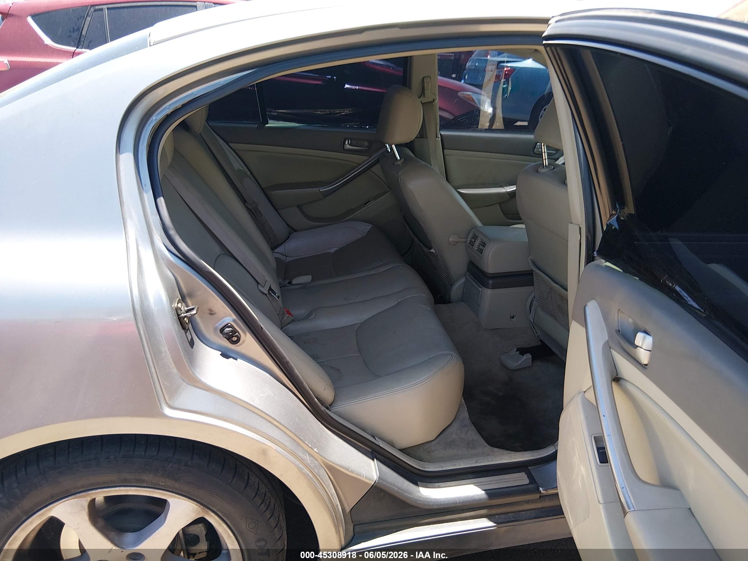2004 Infiniti G35 VIN JNKCV51E94M612815 IAAI salvage auction — Front End, Salvage (Arizona), sold $225 on 2026-07-02 (photo 8)