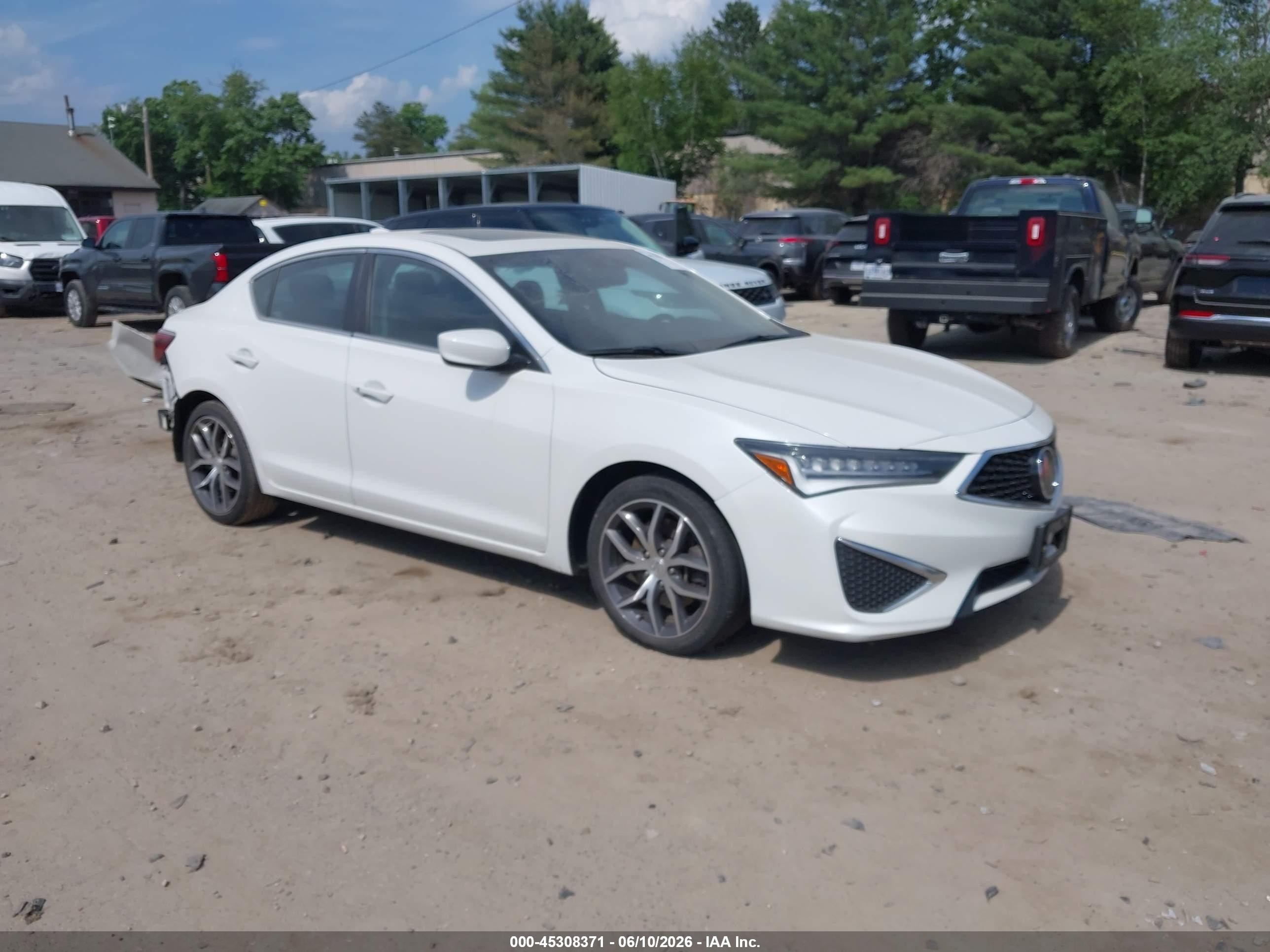 2021 Acura Ilx VIN 19UDE2F70MA007776 IAAI salvage auction — Rear End, Salvage (New Hampshire), sold $5,900 on 2026-10-02 (photo 1)