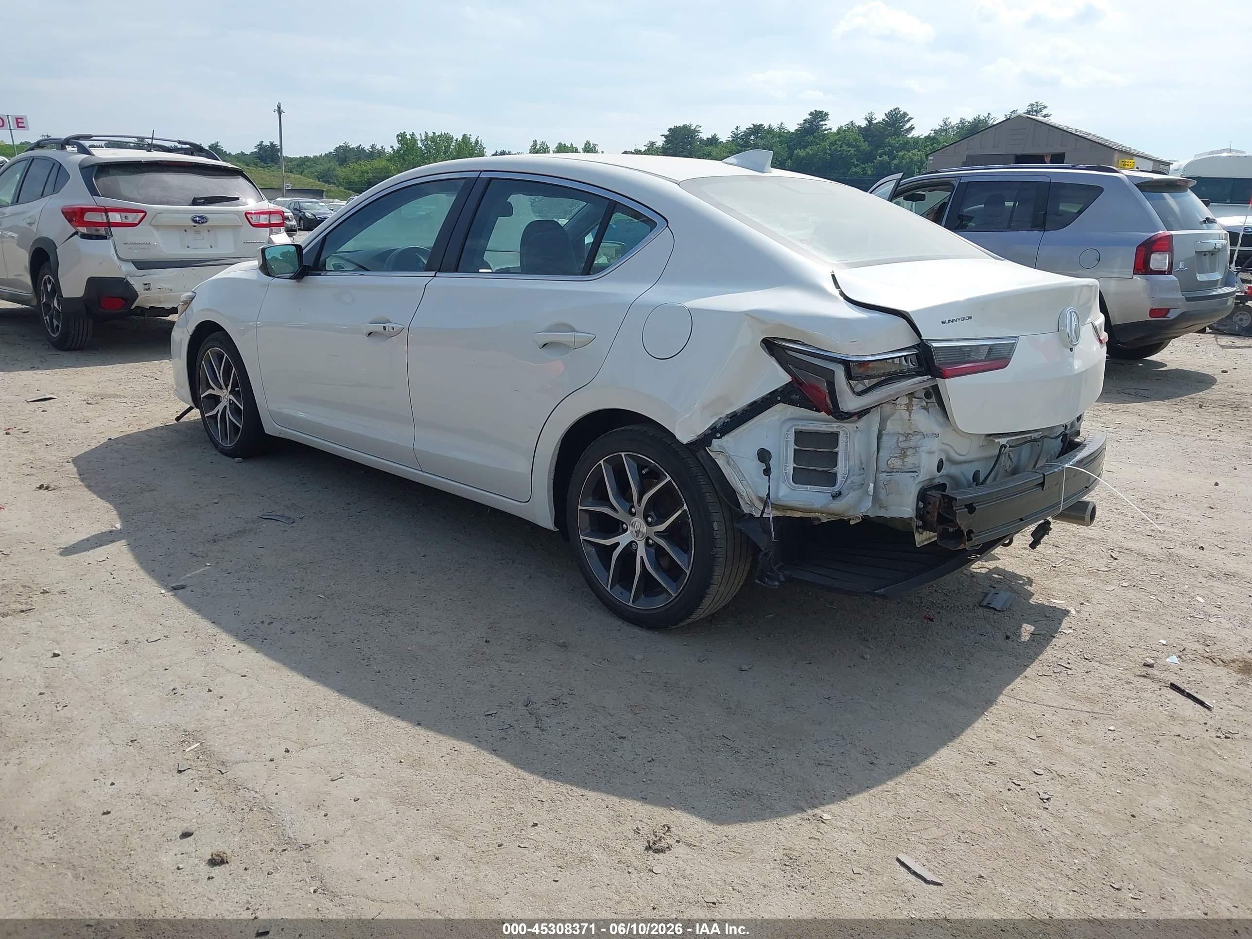 2021 Acura Ilx VIN 19UDE2F70MA007776 IAAI salvage auction — Rear End, Salvage (New Hampshire), sold $5,900 on 2026-10-02 (photo 3)