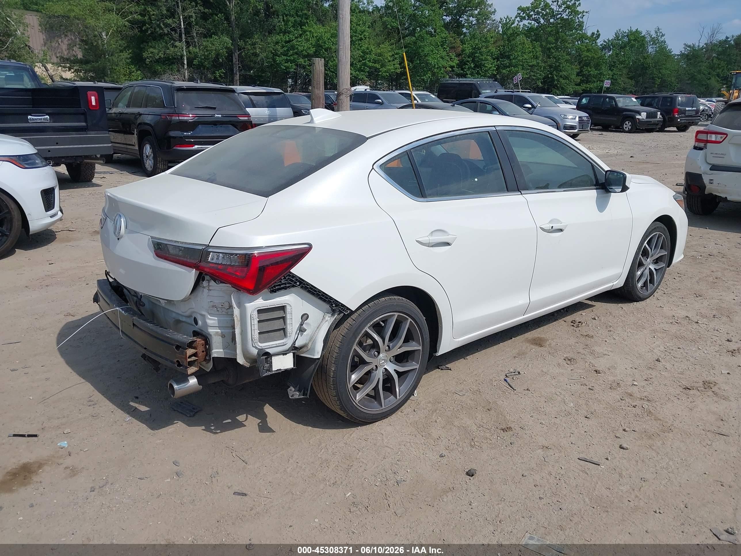 2021 Acura Ilx VIN 19UDE2F70MA007776 IAAI salvage auction — Rear End, Salvage (New Hampshire), sold $5,900 on 2026-10-02 (photo 4)