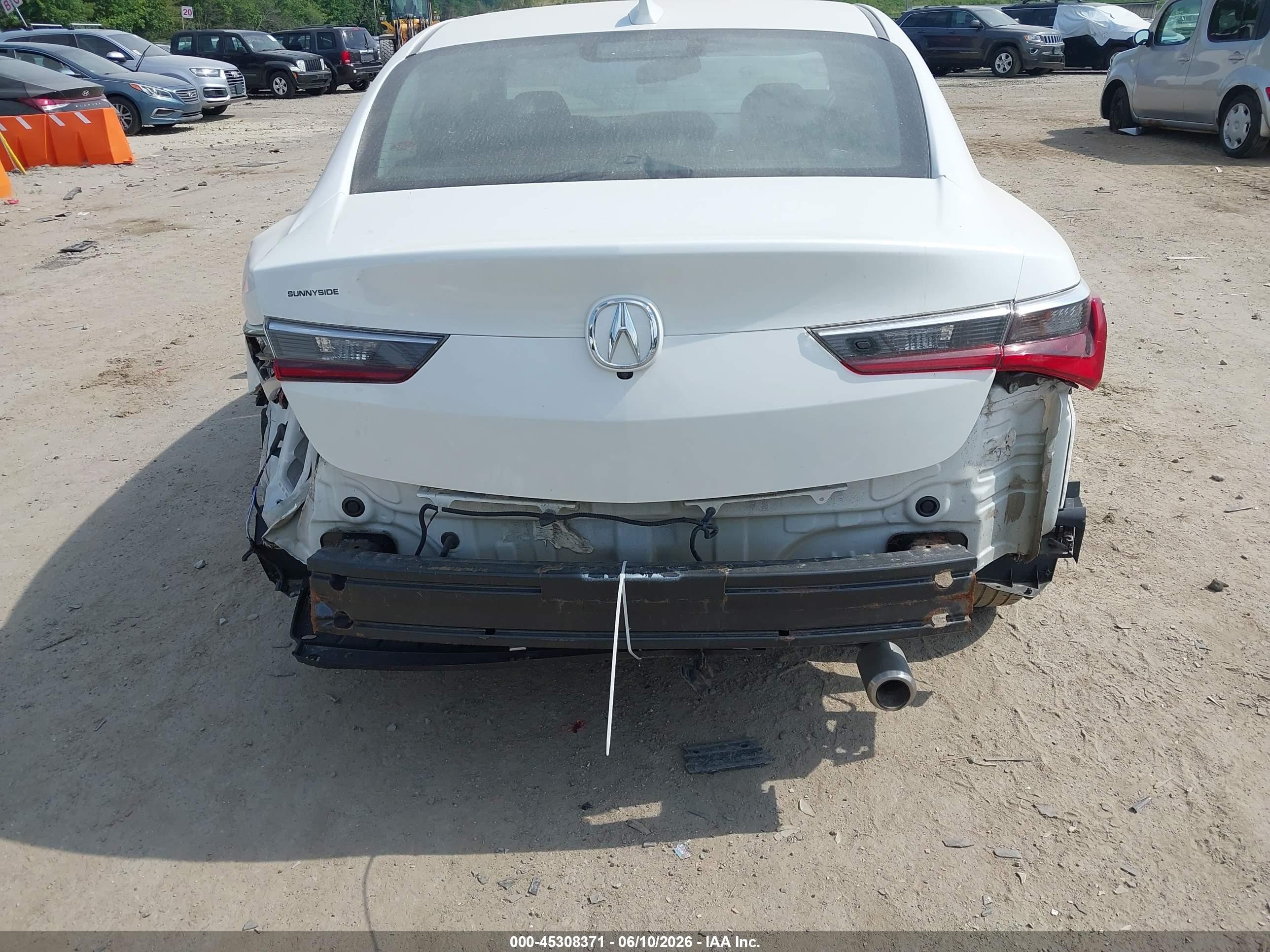 2021 Acura Ilx VIN 19UDE2F70MA007776 IAAI salvage auction — Rear End, Salvage (New Hampshire), sold $5,900 on 2026-10-02 (photo 6)