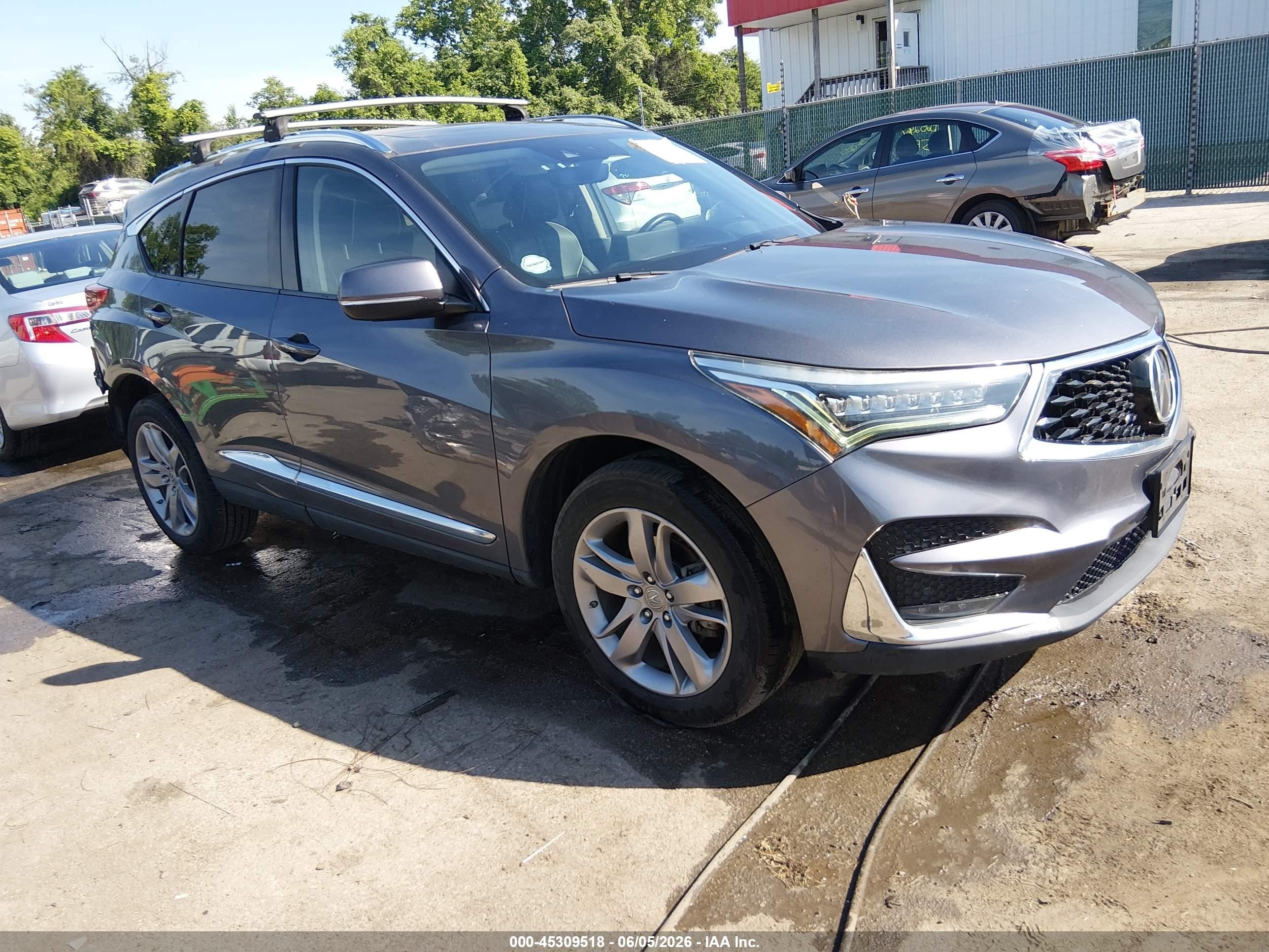 2019 Acura RDX VIN 5J8TC2H70KL028160 IAAI salvage auction — Rear End, Salvage - Greater Than 75% (Maryland), sold $5,200 on 2026-07-09 (photo 1)