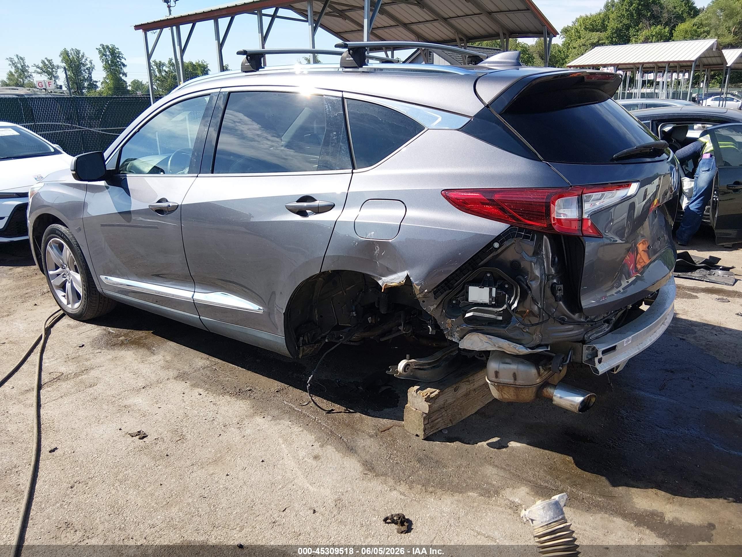 2019 Acura RDX VIN 5J8TC2H70KL028160 IAAI salvage auction — Rear End, Salvage - Greater Than 75% (Maryland), sold $5,200 on 2026-07-09 (photo 3)