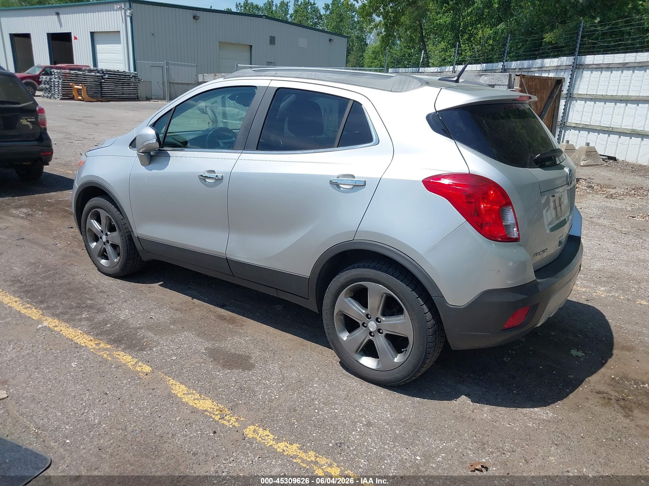 2014 Buick Encore VIN KL4CJDSB4EB553286 IAAI salvage auction — Rear End, Clear (Michigan), sold $1,250 on 2026-07-04 (photo 3)