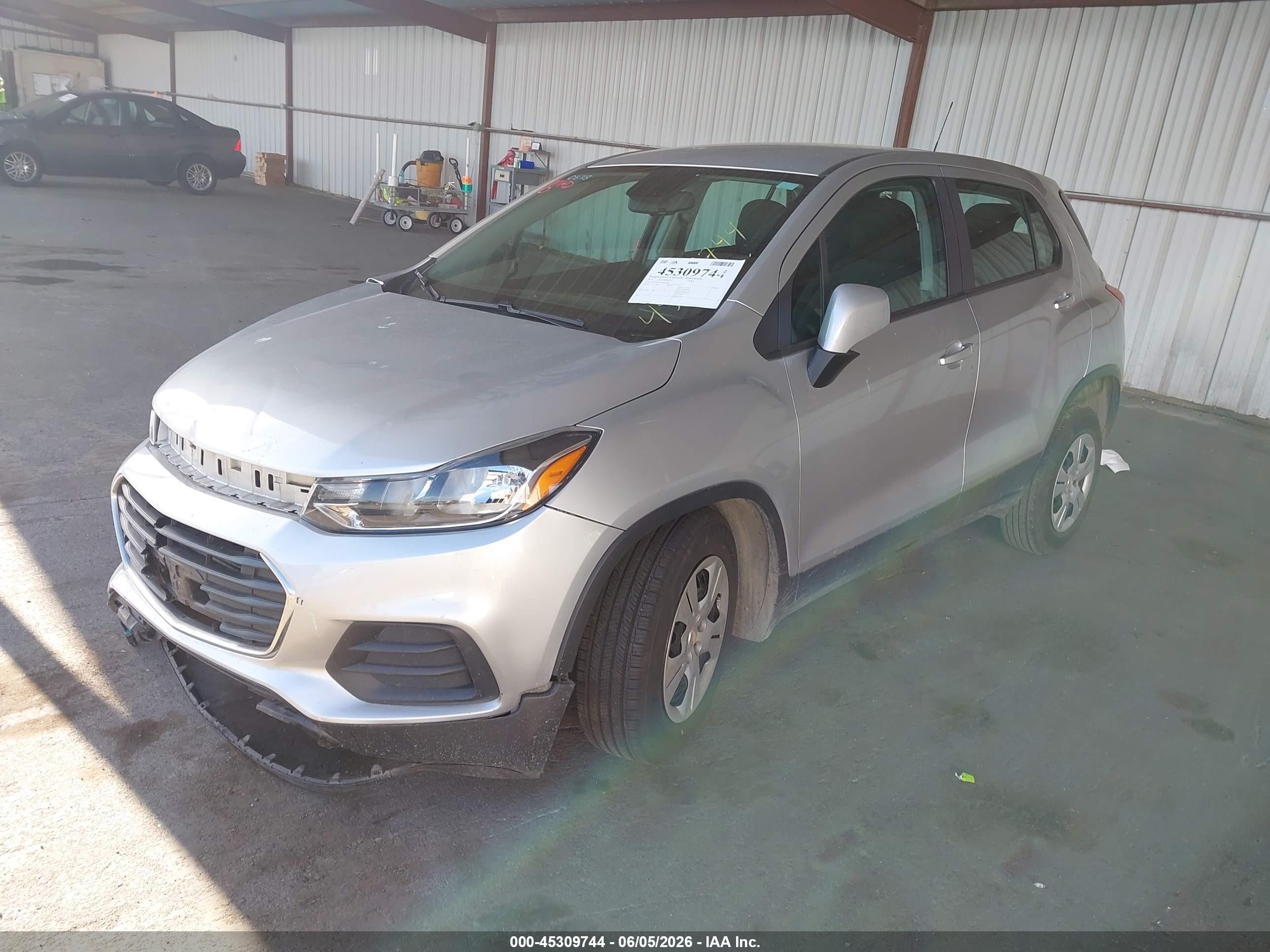 2018 Chevrolet Trax VIN KL7CJKSBXJB720686 IAAI salvage auction — Unknown, Salvage (California), sold $1,350 on 2026-07-09 (photo 2)