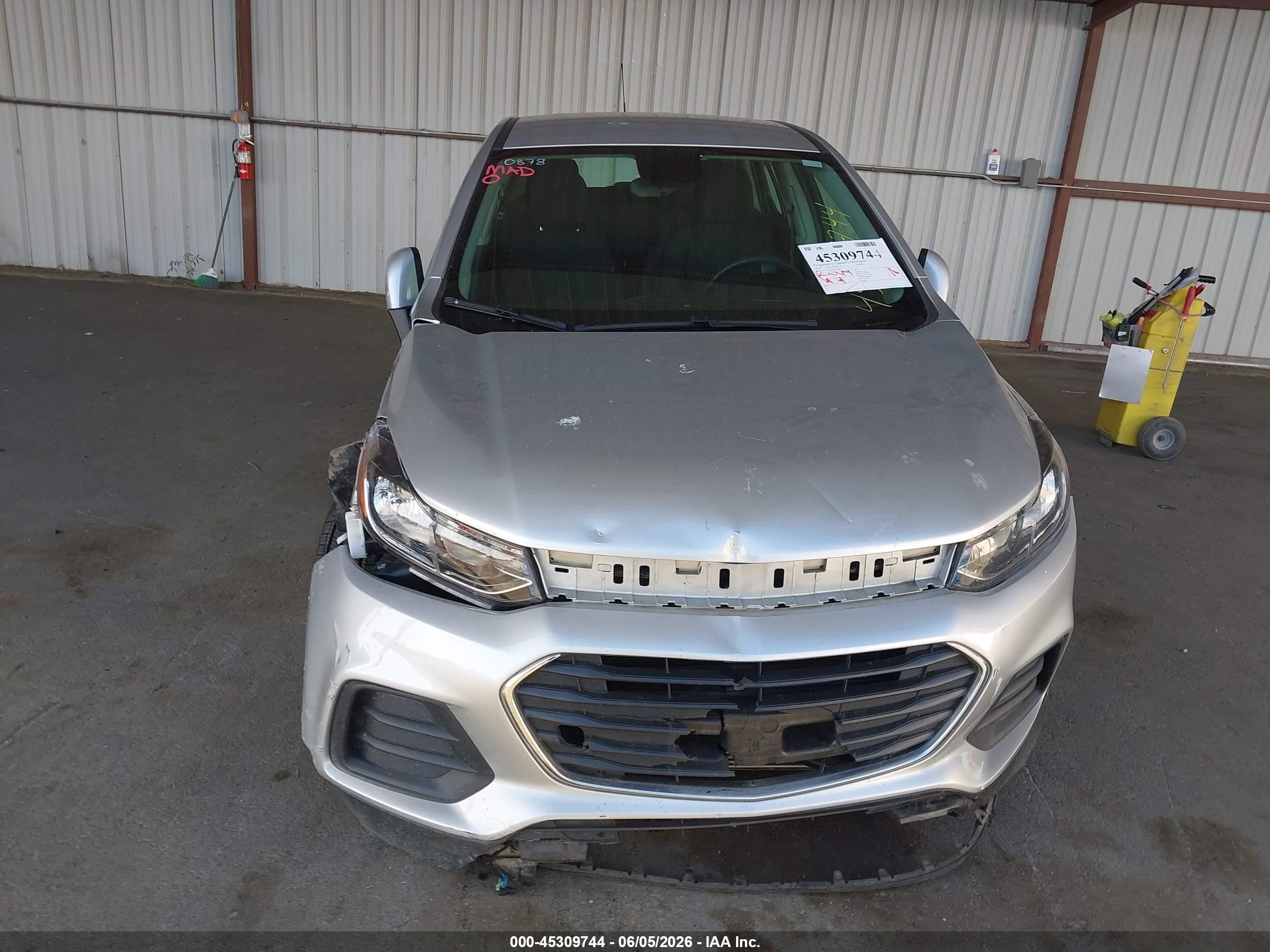 2018 Chevrolet Trax VIN KL7CJKSBXJB720686 IAAI salvage auction — Unknown, Salvage (California), sold $1,350 on 2026-07-09 (photo 6)