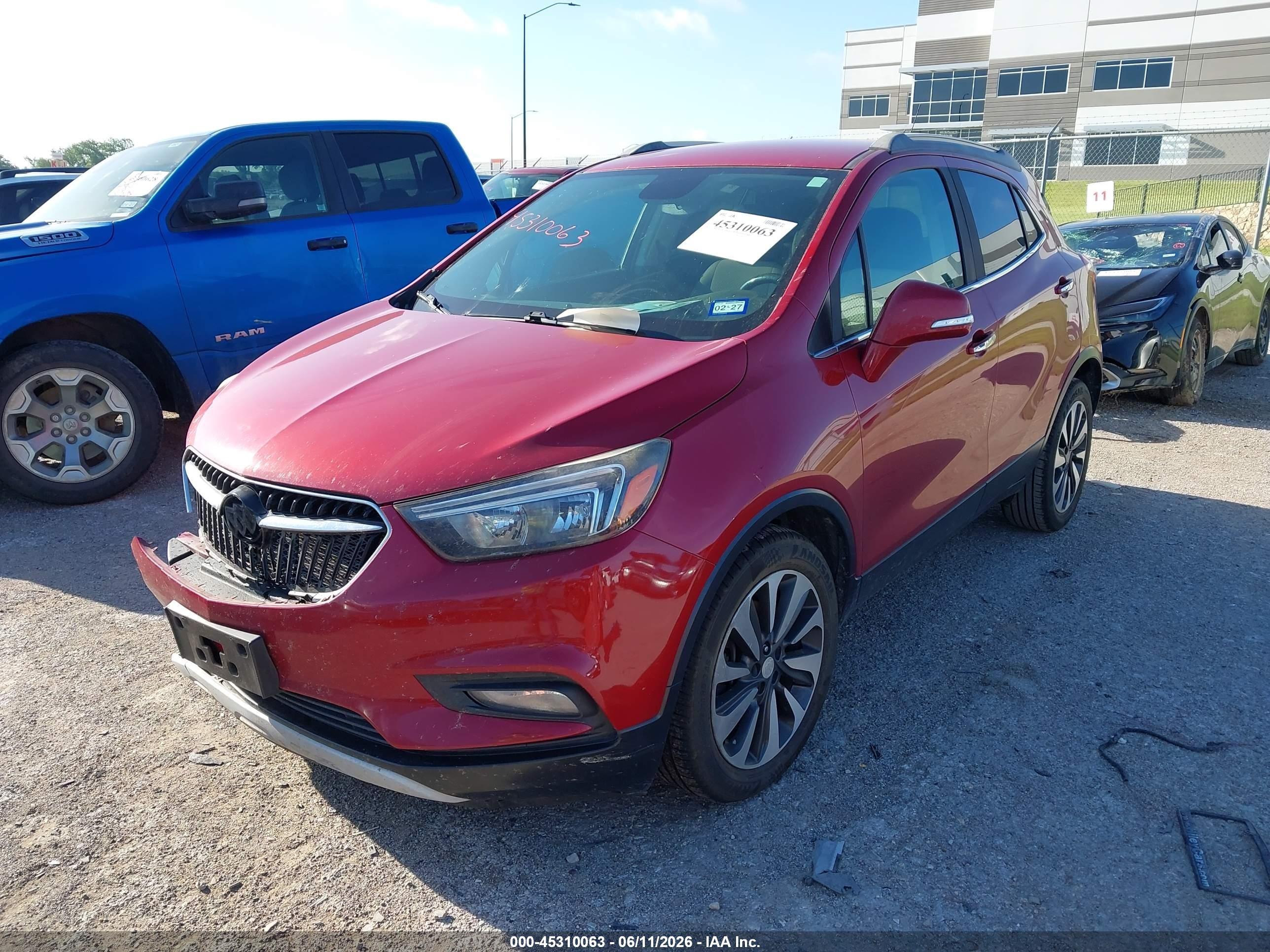 2017 Buick Encore VIN KL4CJBSB4HB126070 IAAI salvage auction — Unknown, Original (Texas), sold $975 on 2026-09-08 (photo 2)