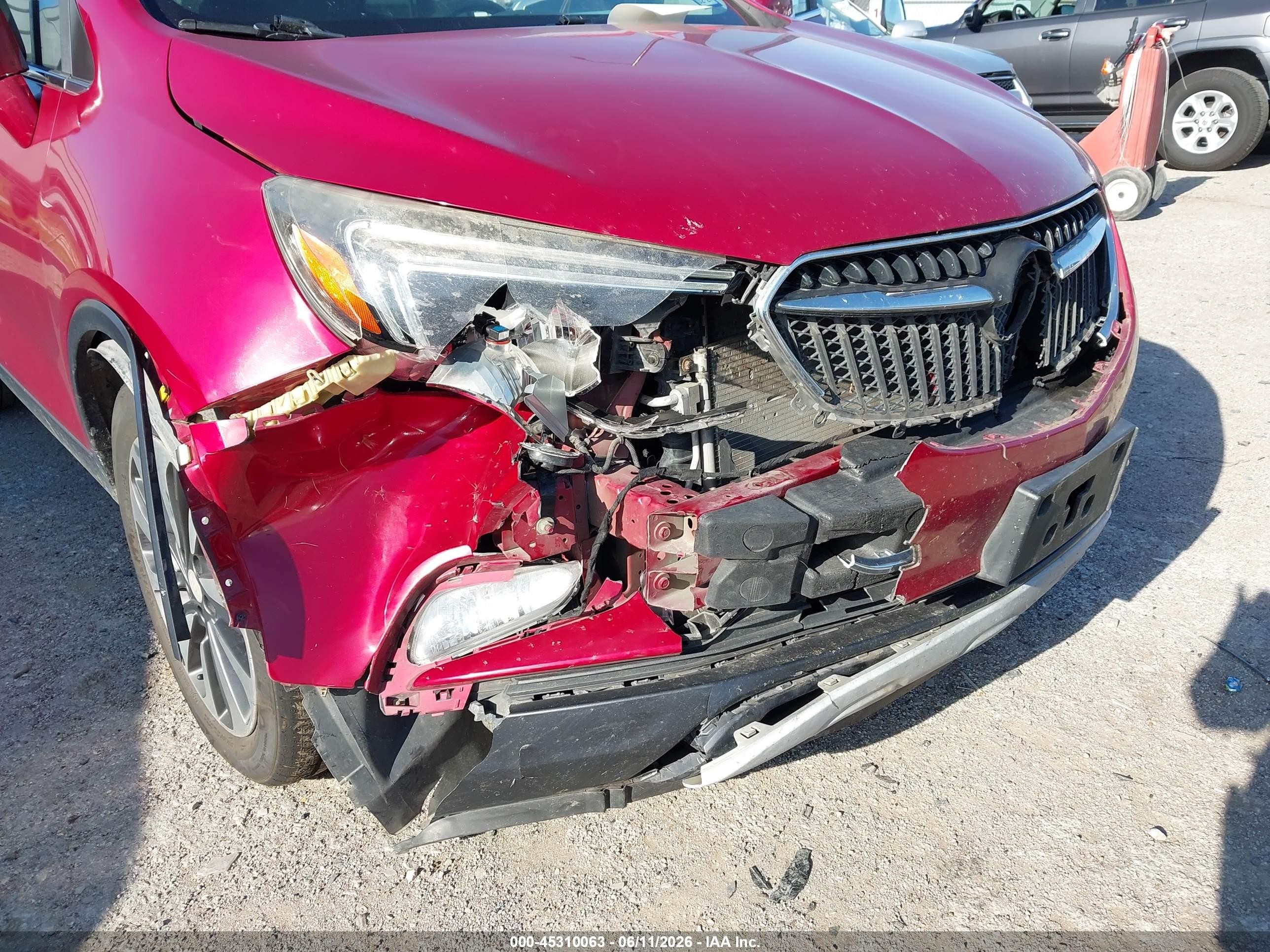 2017 Buick Encore VIN KL4CJBSB4HB126070 IAAI salvage auction — Unknown, Original (Texas), sold $975 on 2026-09-08 (photo 6)